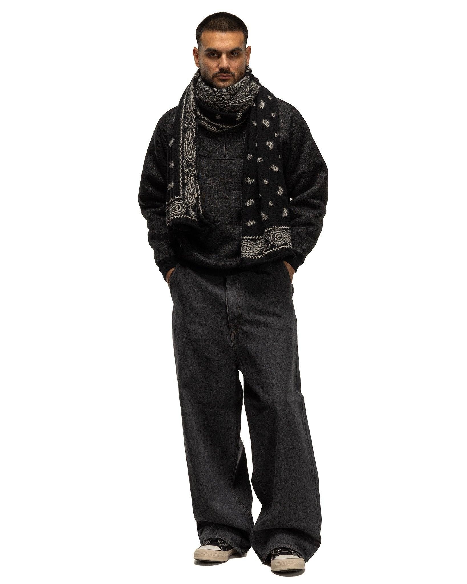Kapital Kapital 14oz High Waist Black Denim Port Baggy Size US 33 - 8 Thumbnail
