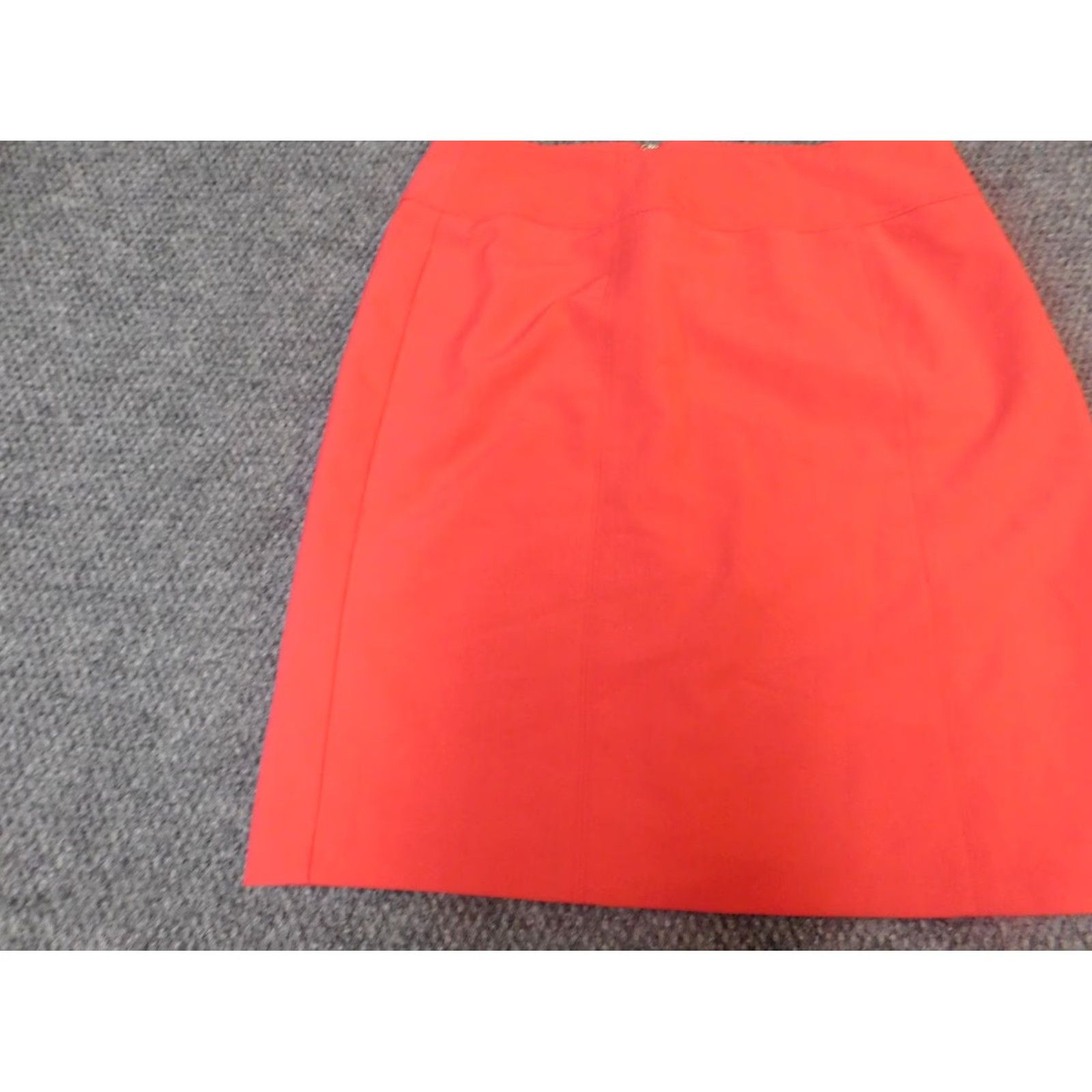 Worthington Worthington Womens Skirt 12 Pink Zip A-line Knee Length Casual Floral Ruffle Polyester Rayon" Size 34" / US 12 / IT 48 - 3 Thumbnail