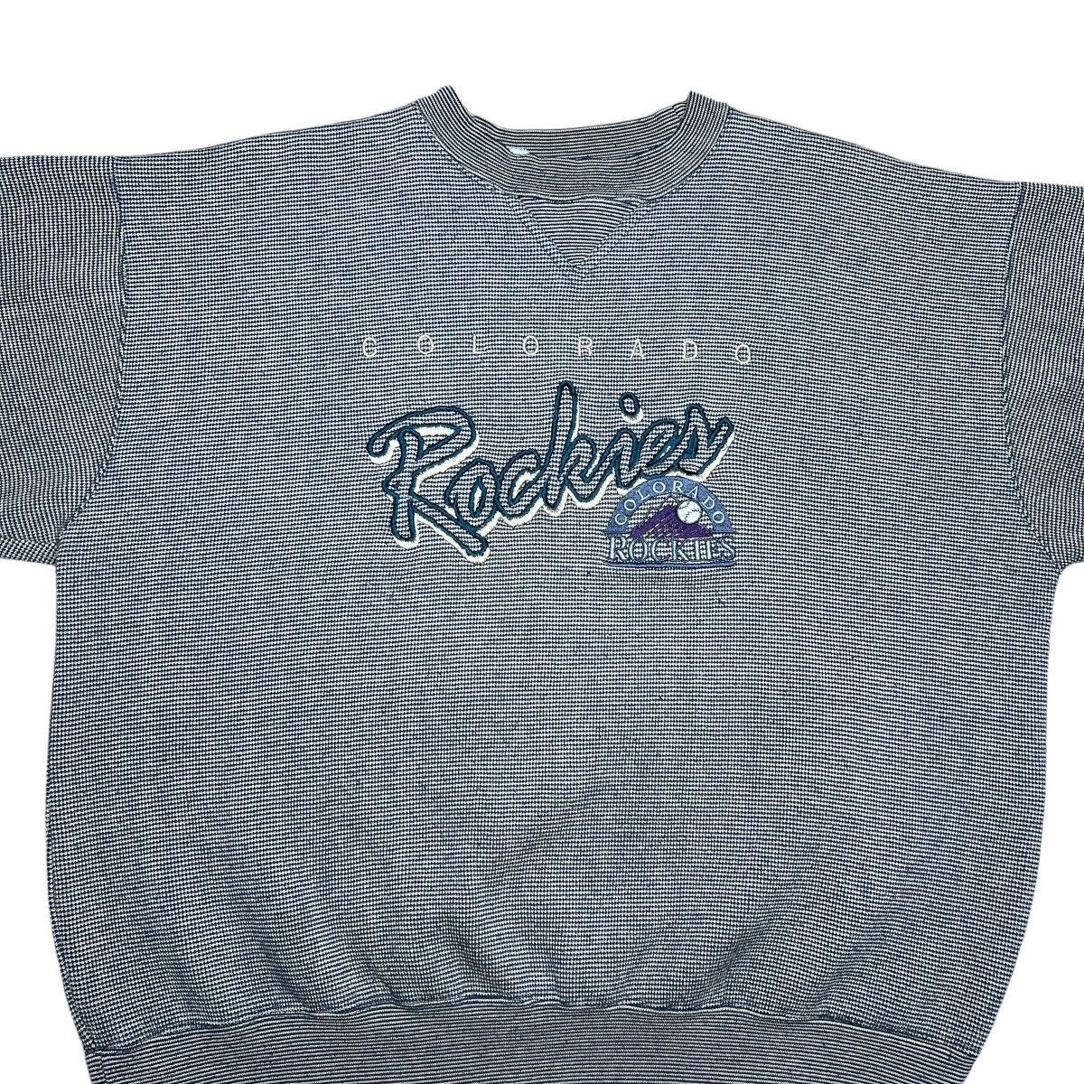 MLB 1990s MLB Colorado Rockies Lee Sport Embroidered Sweatshirt Size US XL / EU 56 / 4 - 5 Thumbnail