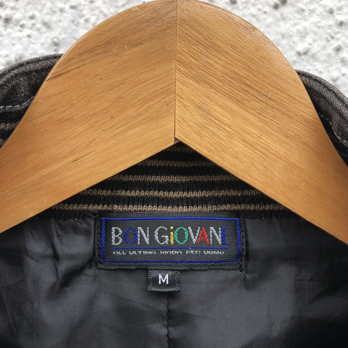 Vintage Vintage BON GIOVANE Denim Zipper Bomber Jacket Size US M / EU 48-50 / 2 - 21 Thumbnail