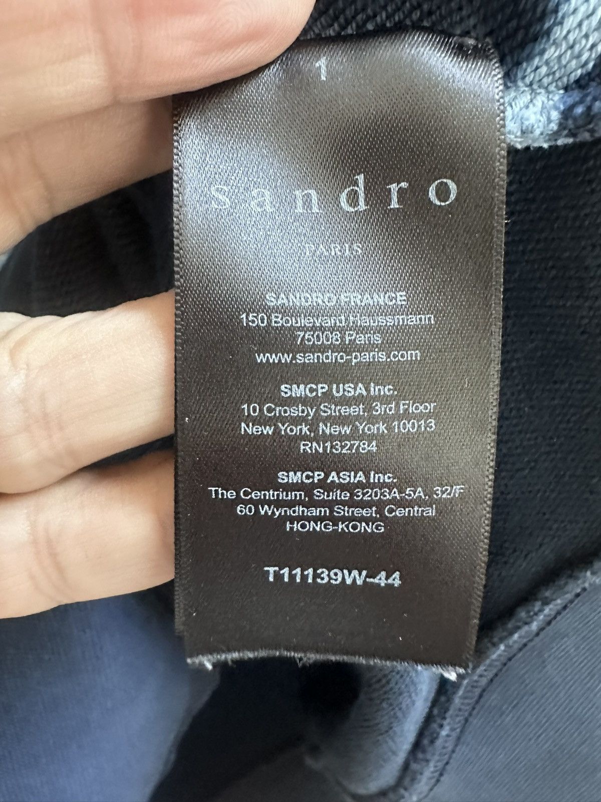 Sandro Sandro Paris Tie-Dyed Crewneck Sweatshirt Size US S / EU 44-46 / 1 - 4 Thumbnail