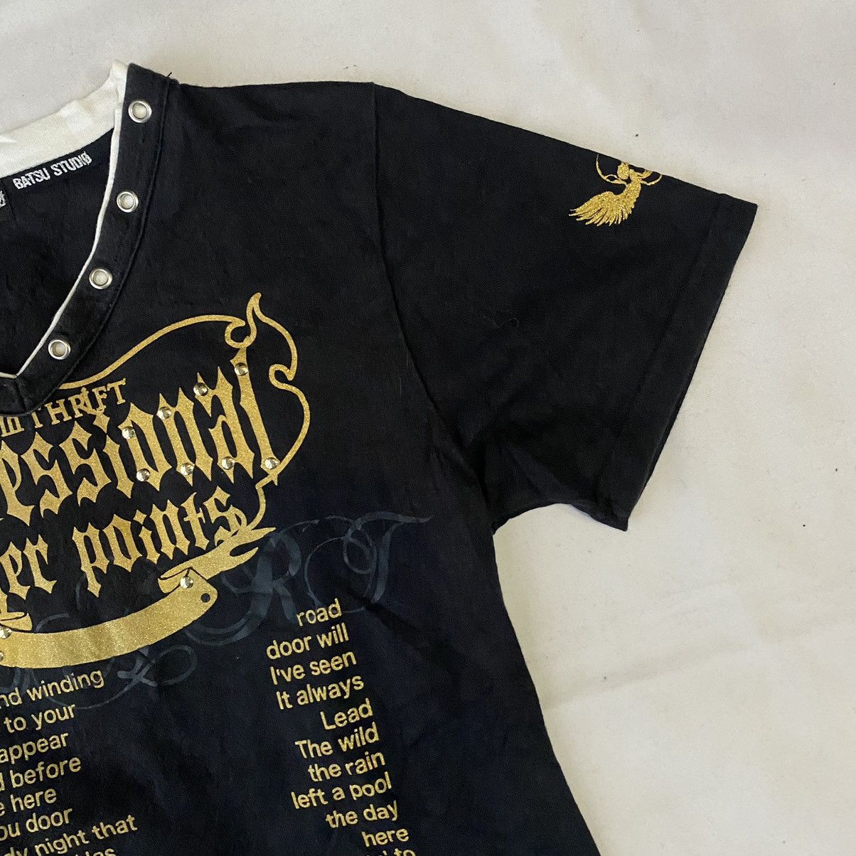 Beauty Beast × Japanese Brand × Le Grande Bleu (L.G.B.) Japanese Other Points Poem Gothic Rock Style by Batsu Studio Size US L / EU 52-54 / 3 - 6 Thumbnail