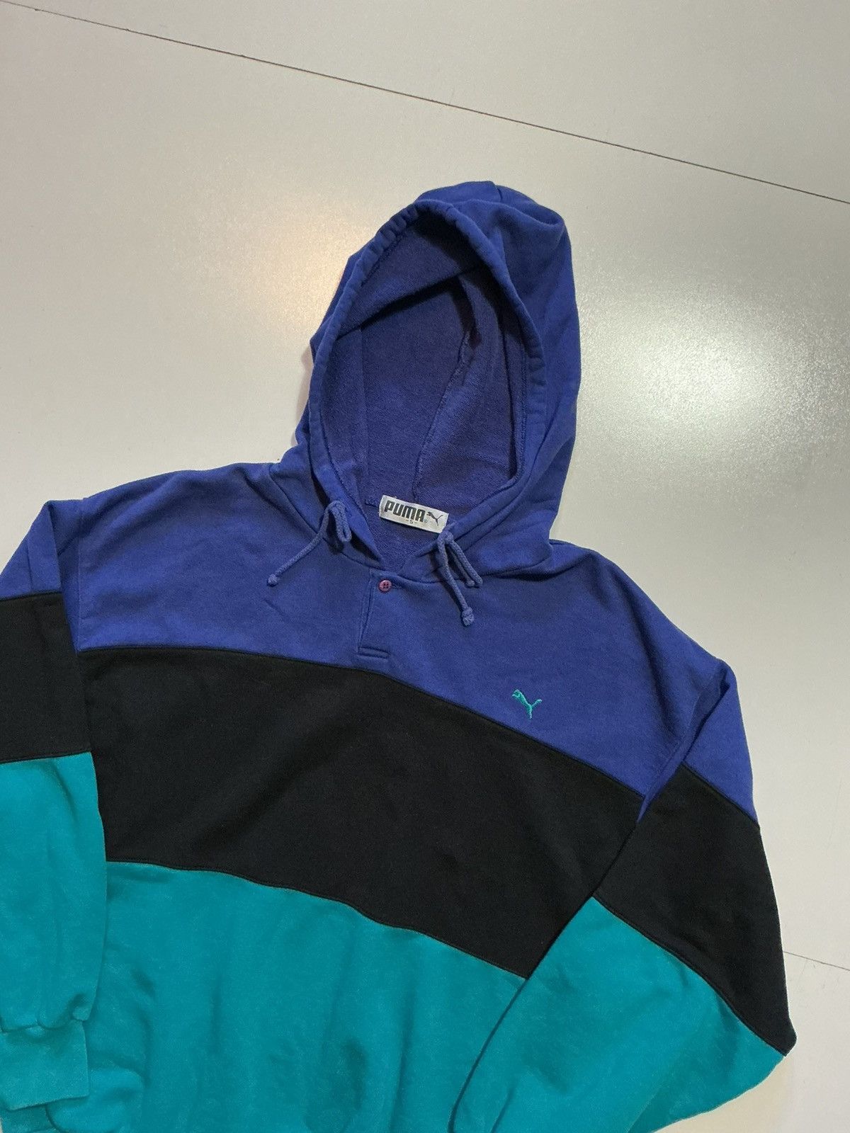 Puma Vintage 80s Puma Stand Up And Fight Turn It On Hoodie Size US M / EU 48-50 / 2 - 4 Thumbnail