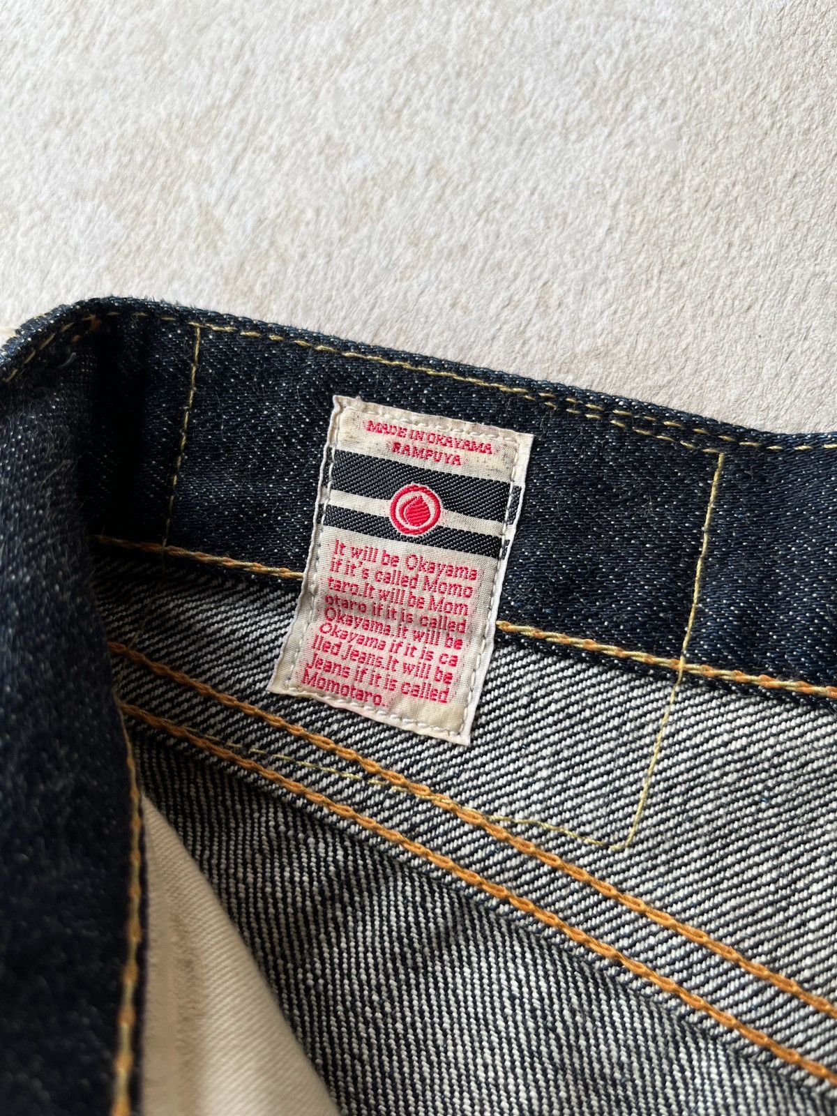 Momotaro Jeans Momotaro Japan Indigo Denim Oz Selvedge Jeans Size US 32 / EU 48 - 16 Thumbnail