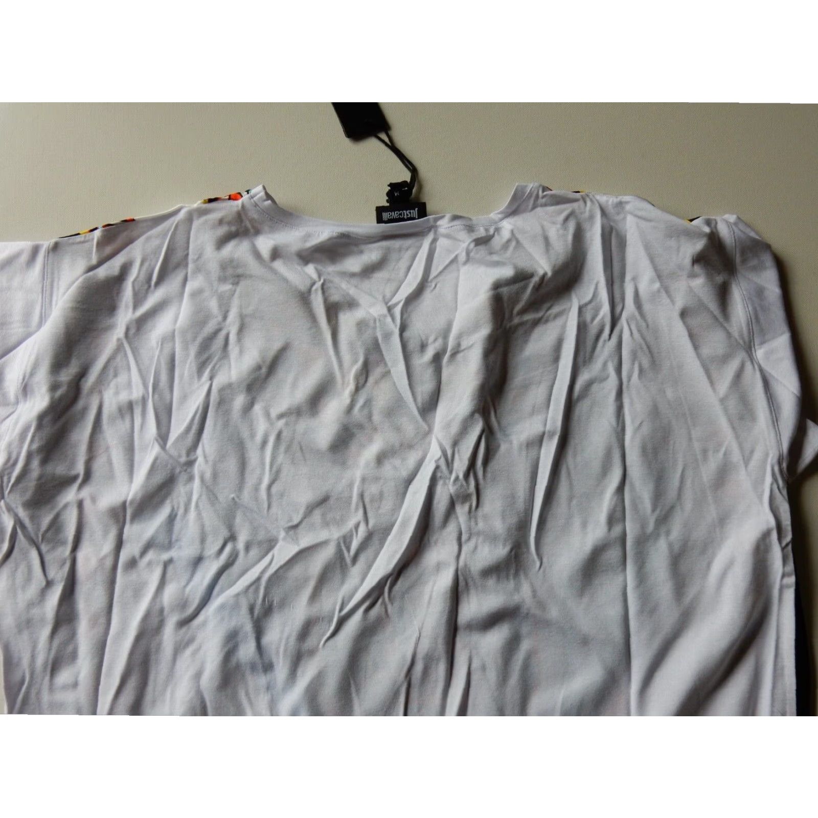Just Cavalli Just Cavalli Women's White Tunic Top Blouse Medium Size M / US 6-8 / IT 42-44 - 3 Thumbnail
