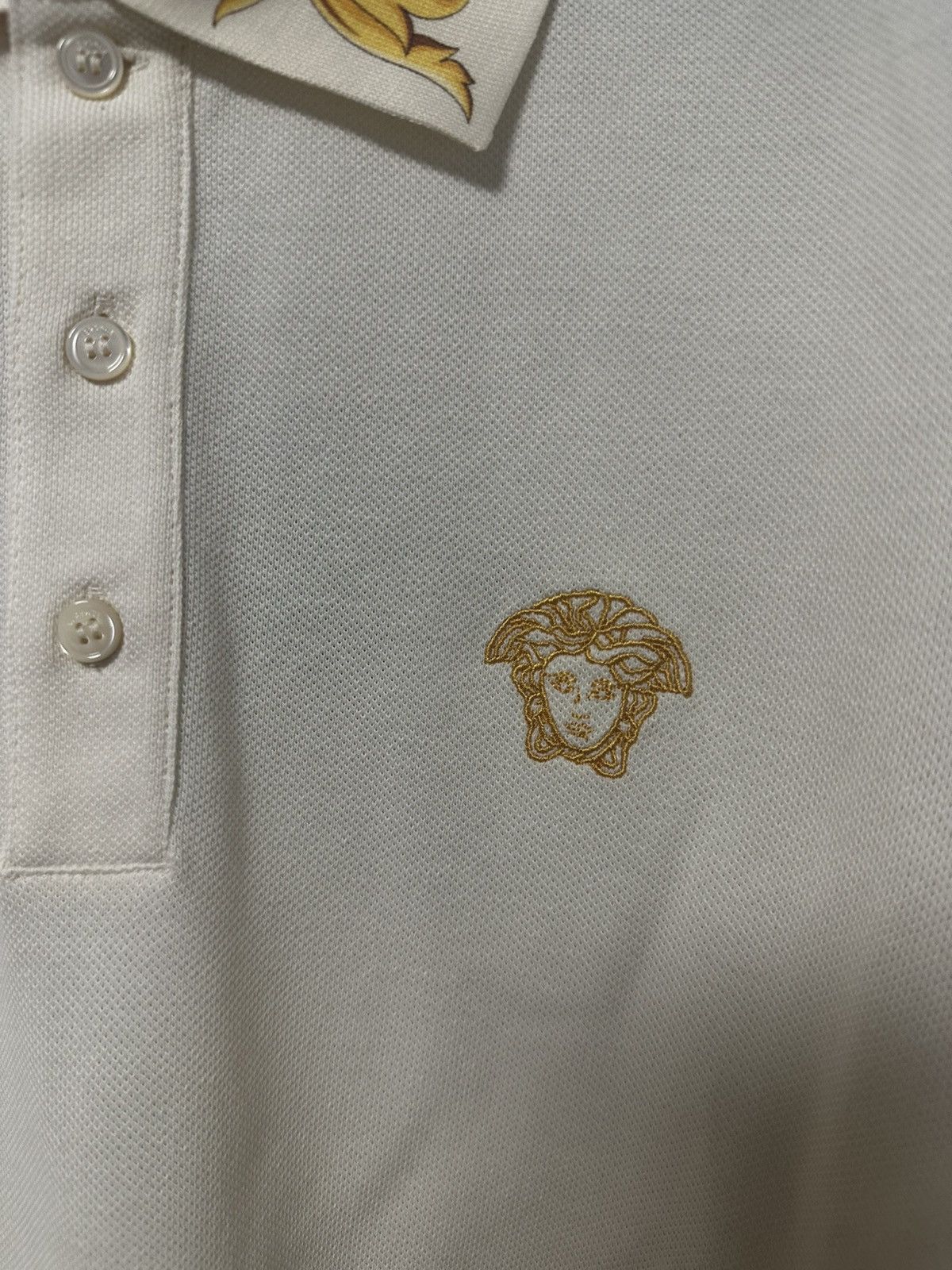 Versace Versace Baroque Polo Shirt Size US XXL / EU 58 / 5 - 4 Thumbnail