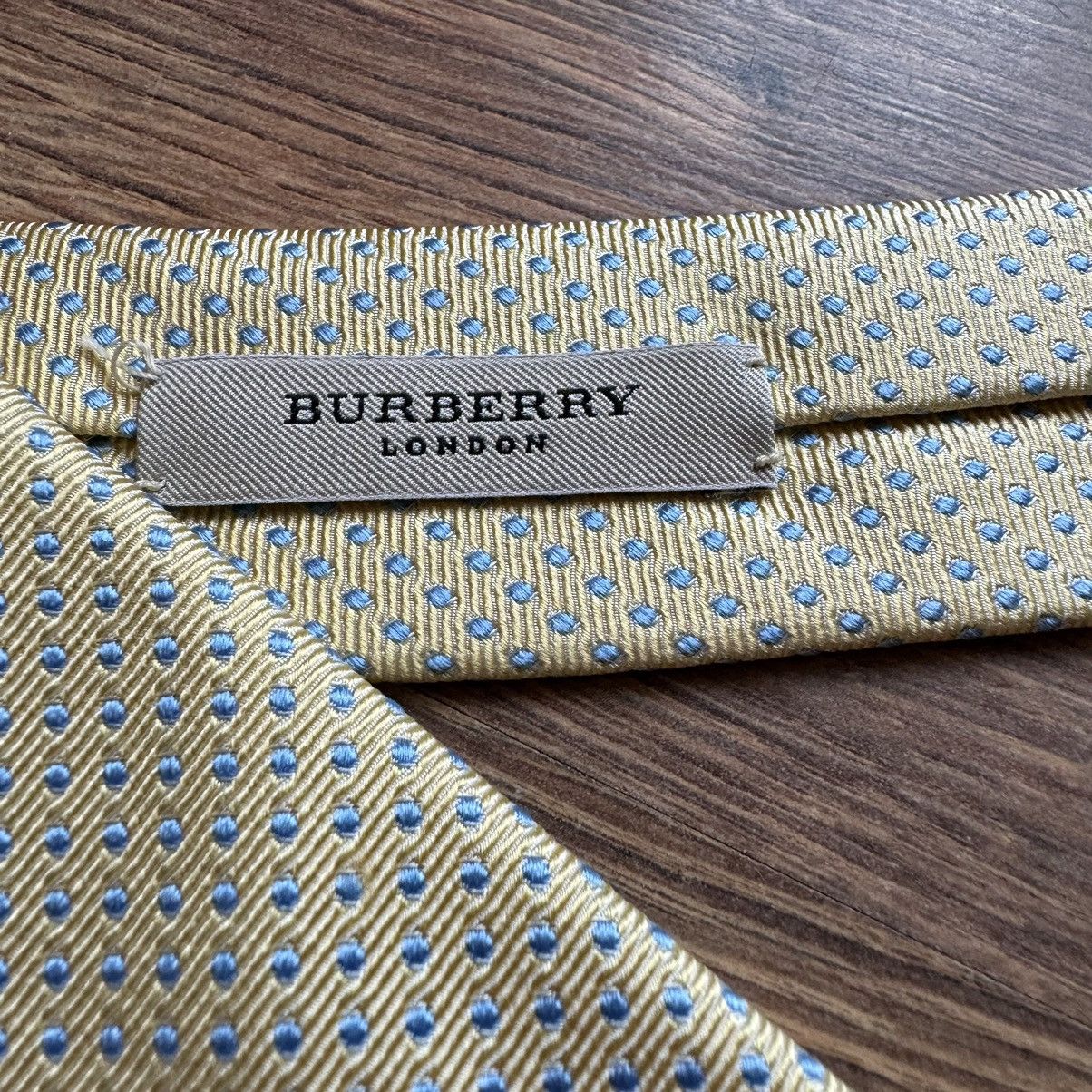 Burberry Burberry Silk Tie Hand Made In England Size ONE SIZE - 4 Thumbnail