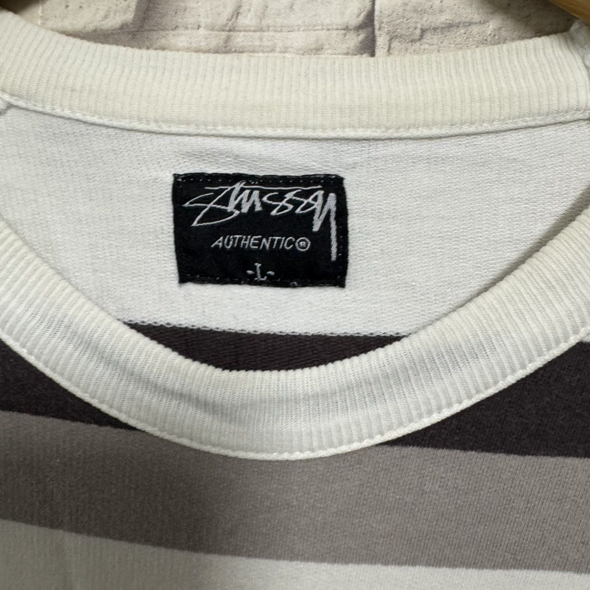 Stussy Stussy Horizontal Striped Raglan Shirt Size US L / EU 52-54 / 3 - 16 Thumbnail