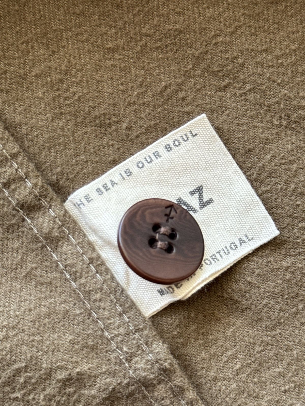 La Paz Baptista Brown Organic Cotton Work Jacket Size US XL / EU 56 / 4 - 9 Thumbnail