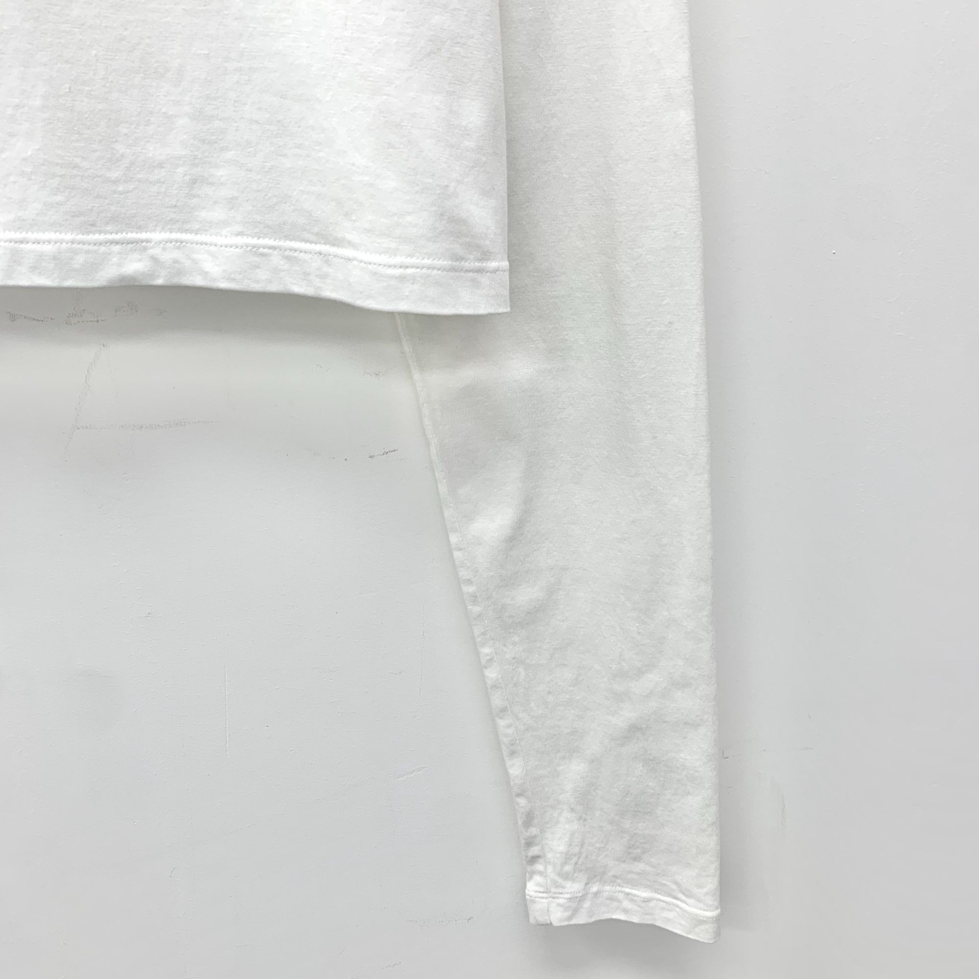 Miu Miu Miu Miu 2022 White Logo Rhinestone Cotton Top (Size M) Size M / US 6-8 / IT 42-44 - 6 Thumbnail