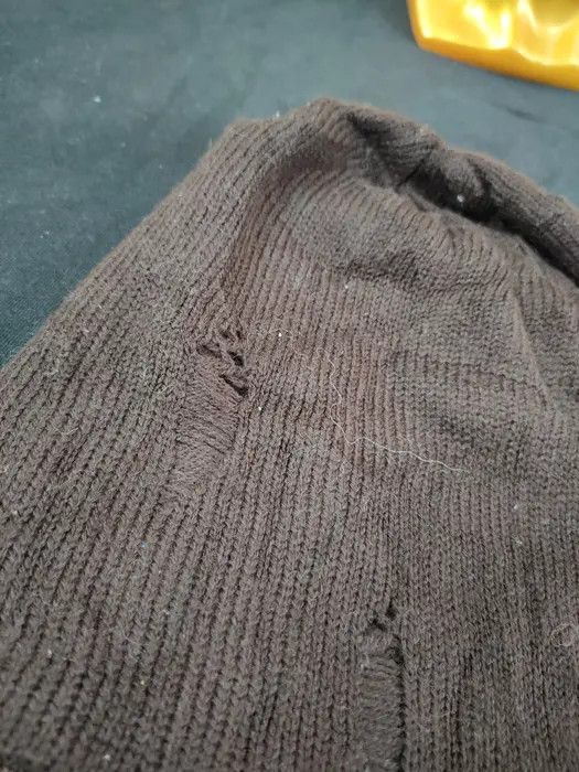 Japanese Brand Apestein uk designer distress skull diamond beanie #153DLL Size ONE SIZE - 8 Thumbnail