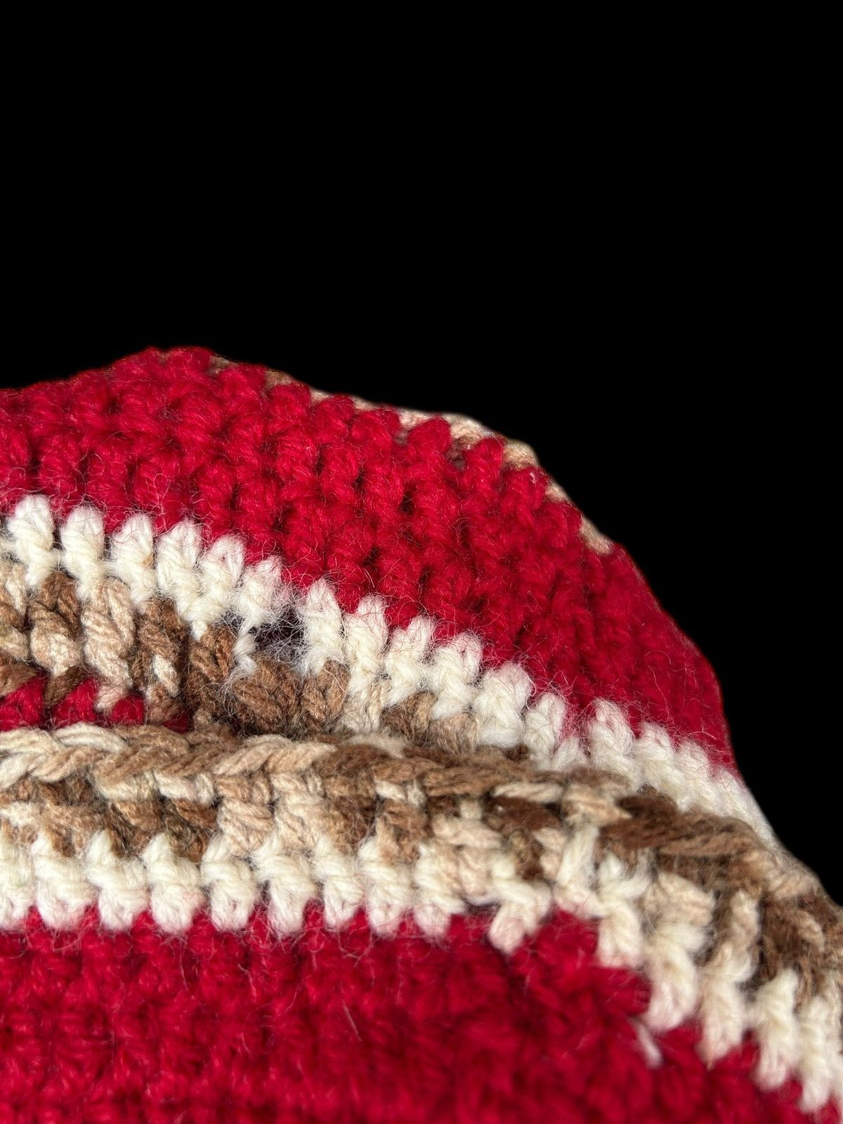 Japanese Brand × Kapital × Vintage Crochet Knitted Handmade Beanie Hats Size ONE SIZE - 5 Thumbnail
