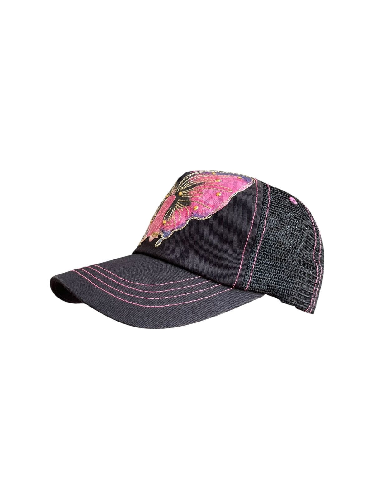 Japanese Brand 2000s Ask Enquired - Bjork Style Y2K Hats Goth Emo caps Size ONE SIZE - 2 Thumbnail