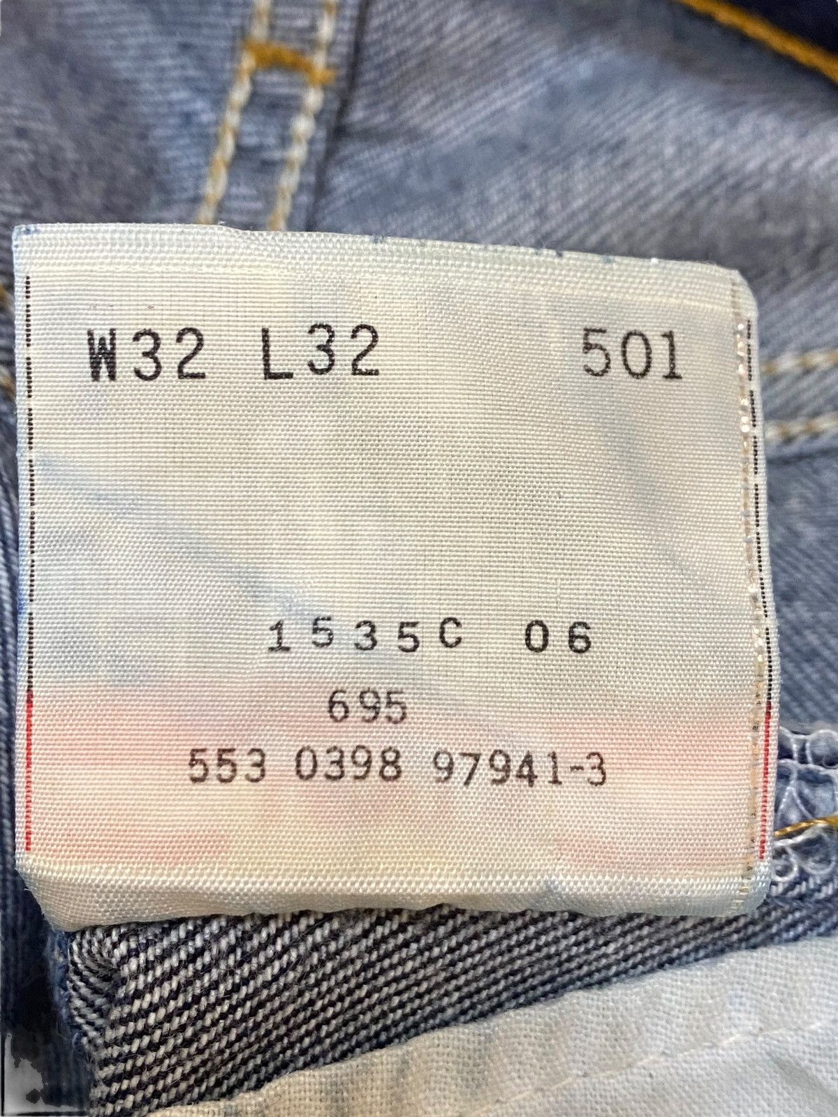 Levi's Vintage Clothing Vintage Japan Levis501 Y2K Blue Wash Distressed Loose Jeans Size US 31 - 18 Thumbnail