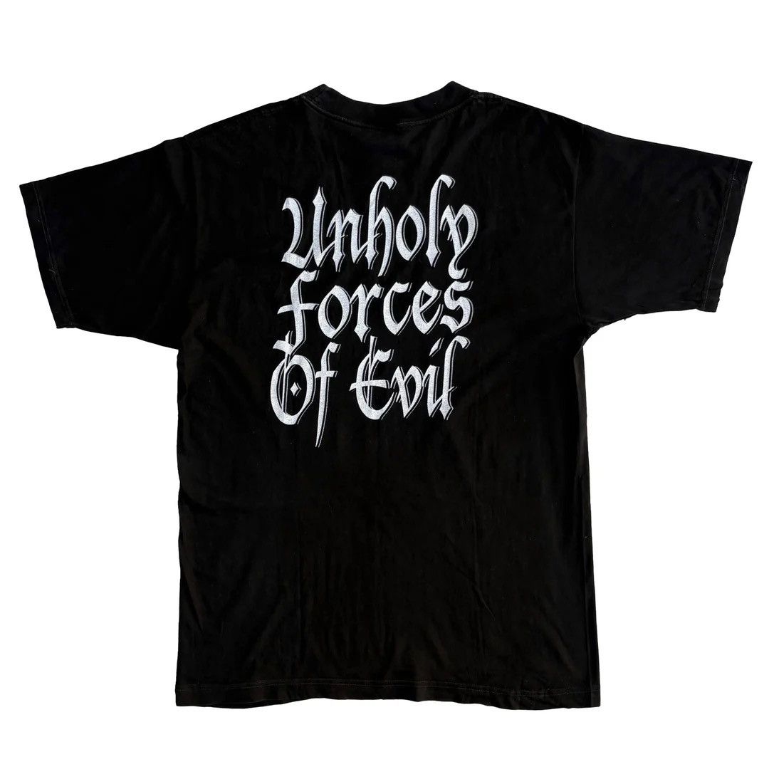 Band Tees Immortal 1998 90s Vintage Unholy Forces Evil Band T-Shirt Size US XL / EU 56 / 4 - 2 Thumbnail