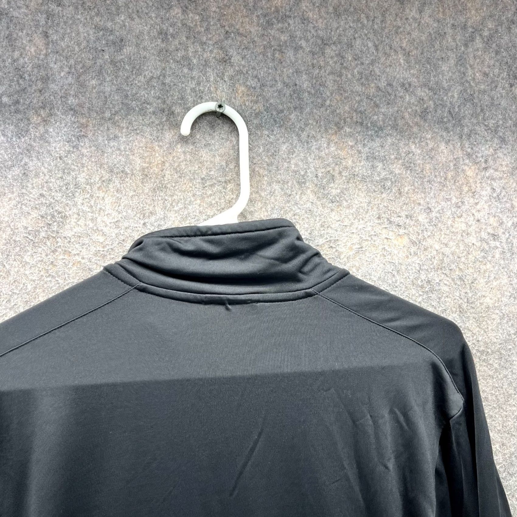 Nike Nike Sweatshirt Womens XL Black Full Zip Swoosh Logo Fleece Athletic Track Knit Size XL / US 12-14 / IT 48-50 - 4 Thumbnail