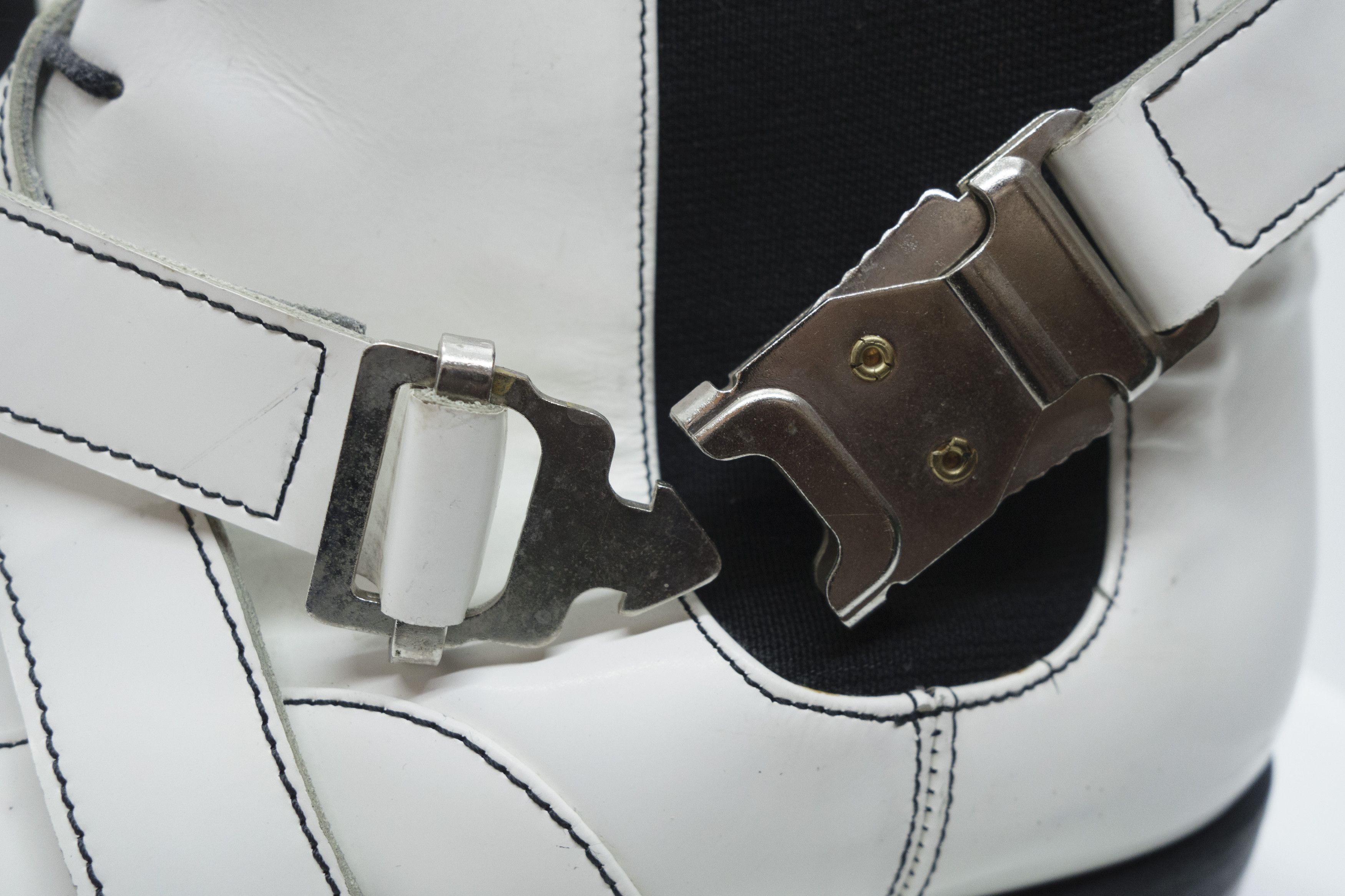 Hugo 90S Carabiner Avant Garde Leather Boots Vintage Size US 12 / EU 45 - 7 Thumbnail