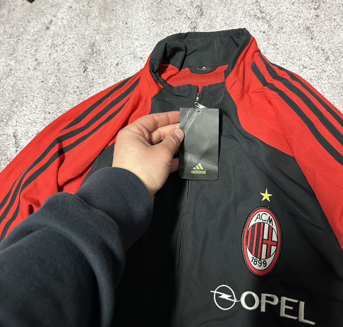 Japanese Brand Vintage Adidas AC Milan 2000s Traning Track Suit Y2K Japan Size US XL / EU 56 / 4 - 11 Thumbnail