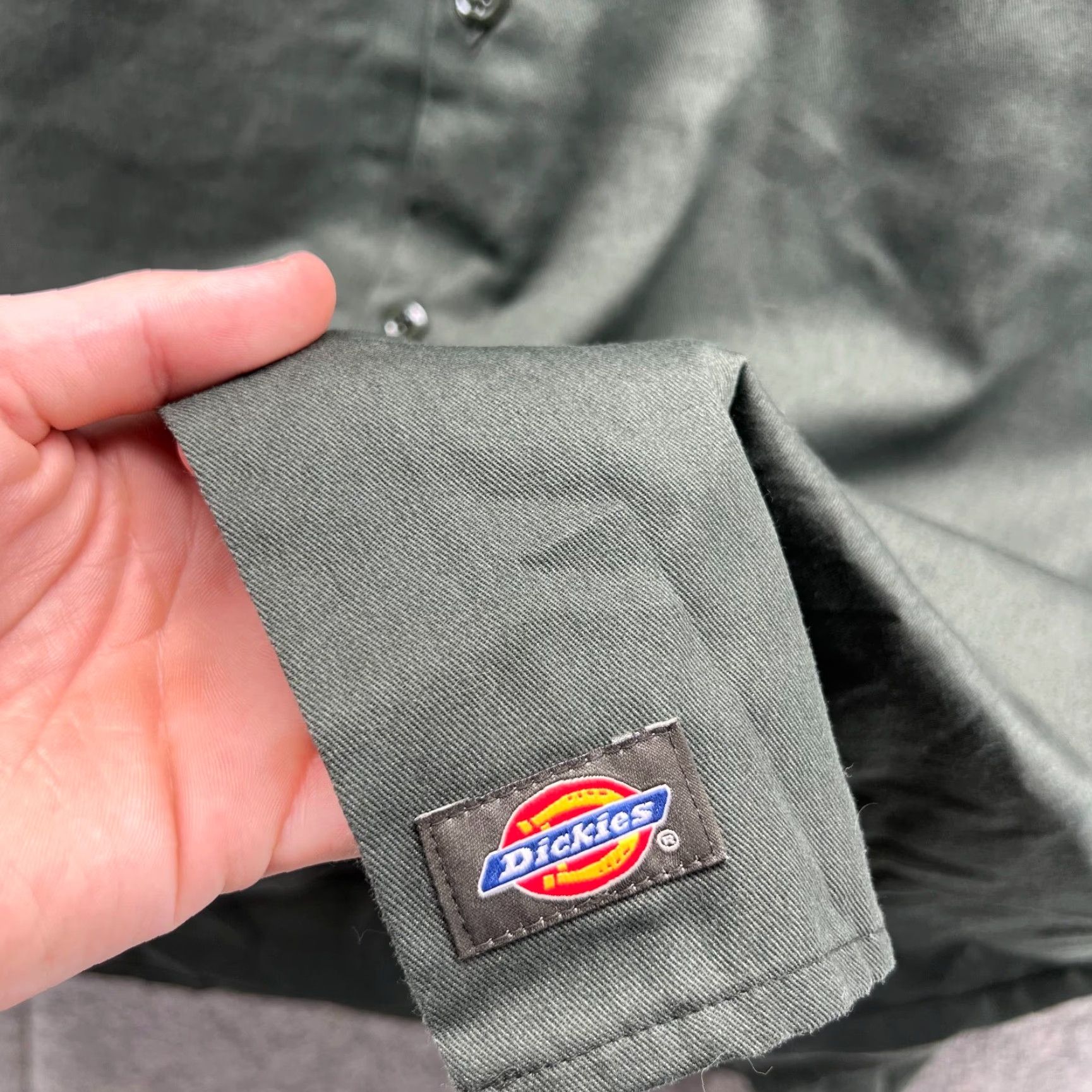 Dickies Dickies Shirt Mens 3XT Legend Green Casual Button Down Twill Workwear Tall Size US XXL / EU 58 / 5 - 7 Thumbnail