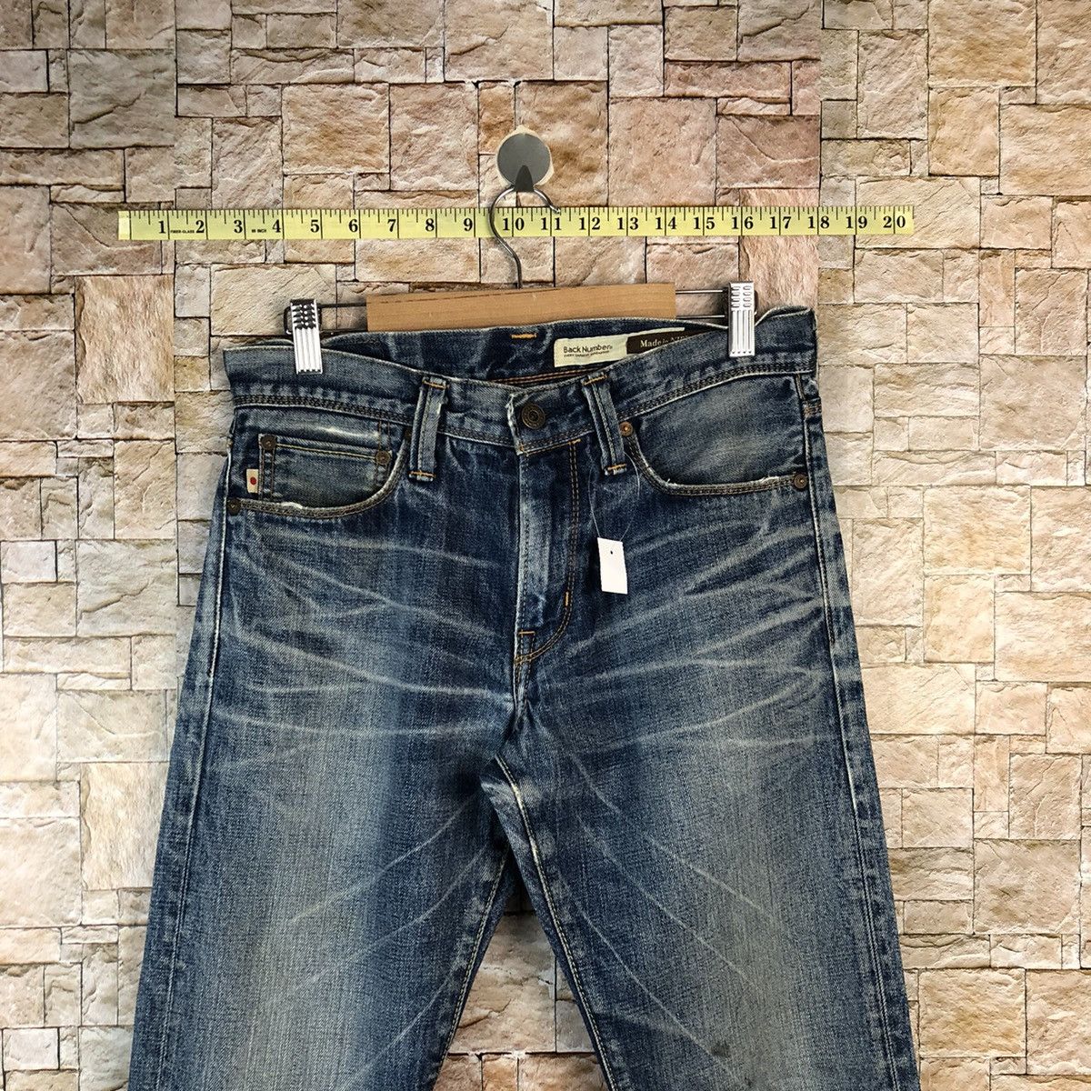 Japanese Brand Back Number Made In Nippon Denim Pants #A1122 Size US 29 - 4 Thumbnail