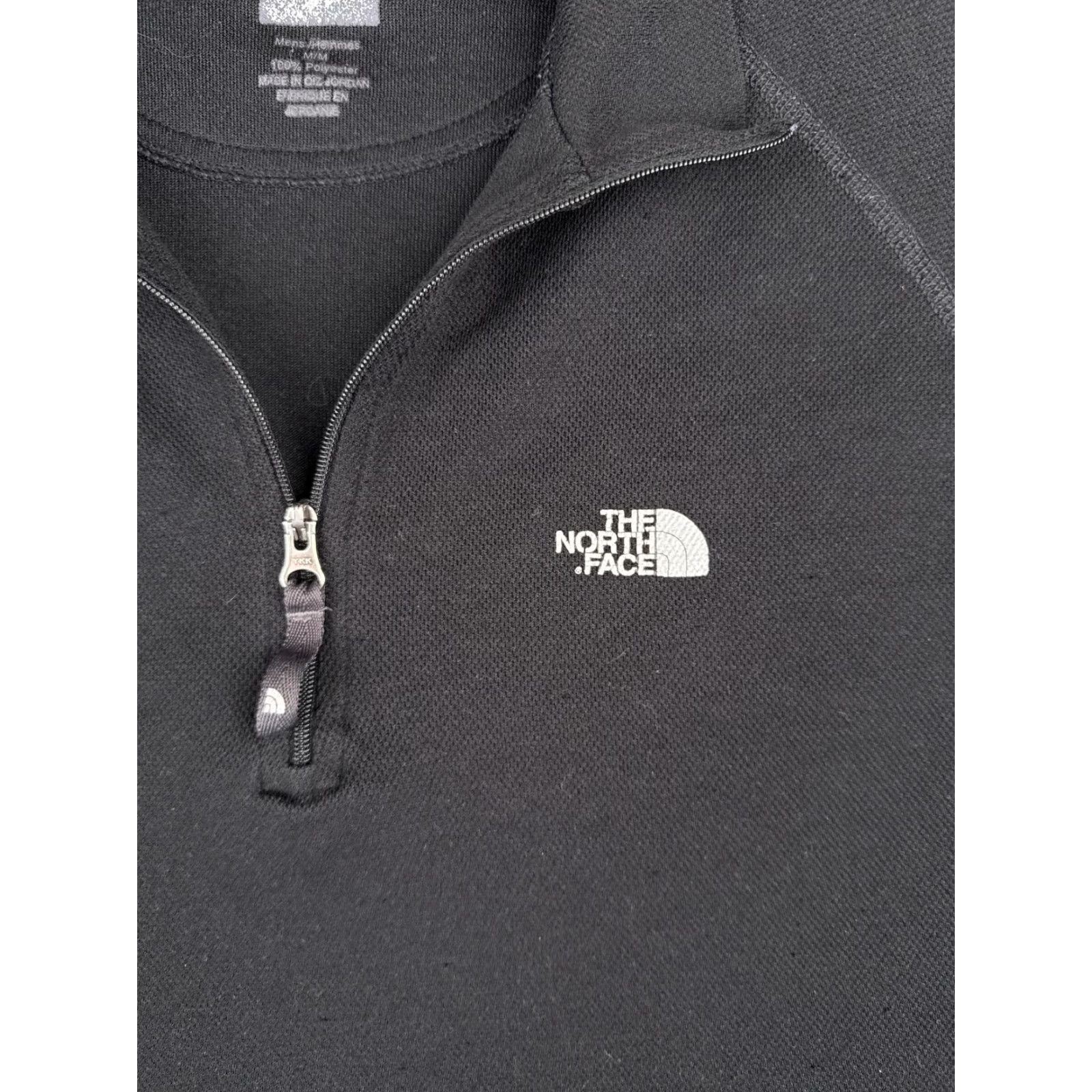 The North Face The North Face Shirt Men Medium Black Long Sleeve 1/4 Zip Mock Neck Poly Vapowic Size US M / EU 48-50 / 2 - 6 Thumbnail