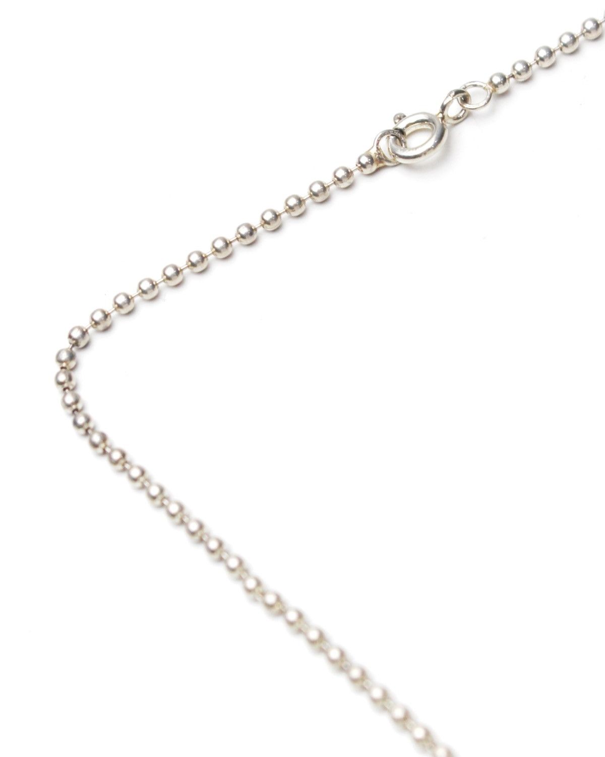 Vintage 2000S JAPANESE MADE STERLING SILVER NECKLACE GREEN STONE Size ONE SIZE - 5 Thumbnail