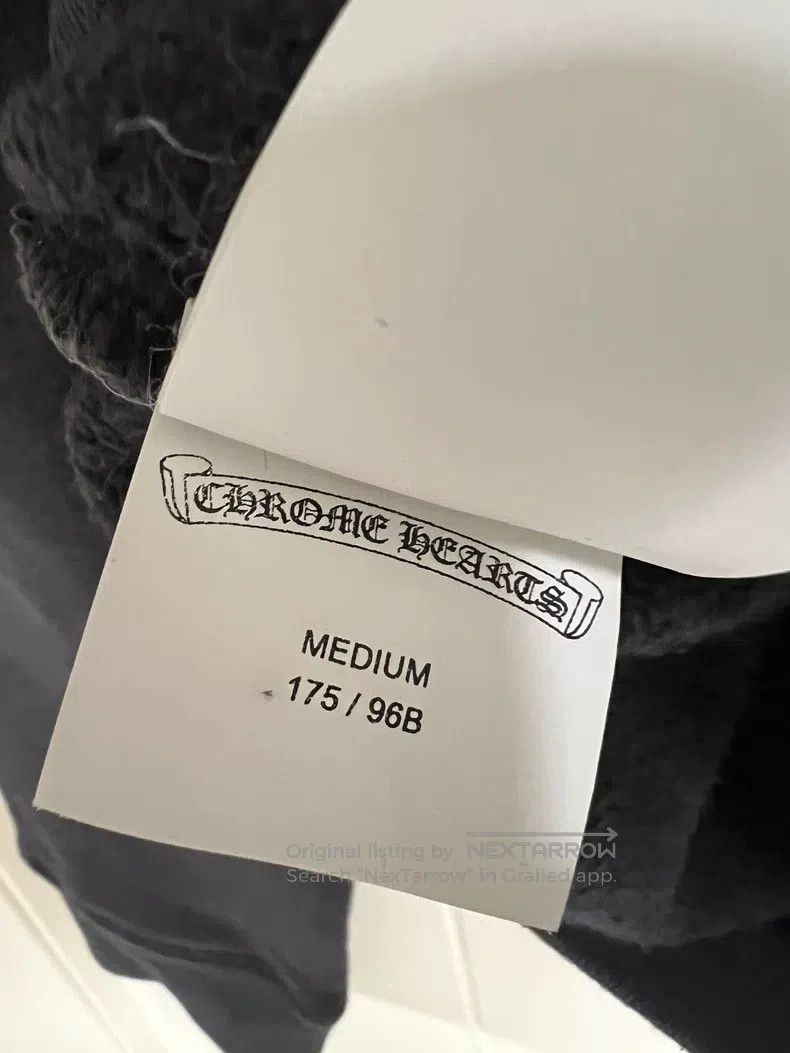 Chrome Hearts CHROME HEARTS Size M Three crosses, leather, washed black a Size US M / EU 48-50 / 2 - 6 Thumbnail