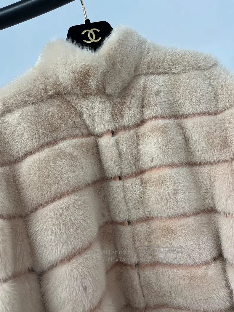 Fendi Fendi Light pink mink fur coat Size XS / US 0-2 / IT 36-38 - 3 Thumbnail