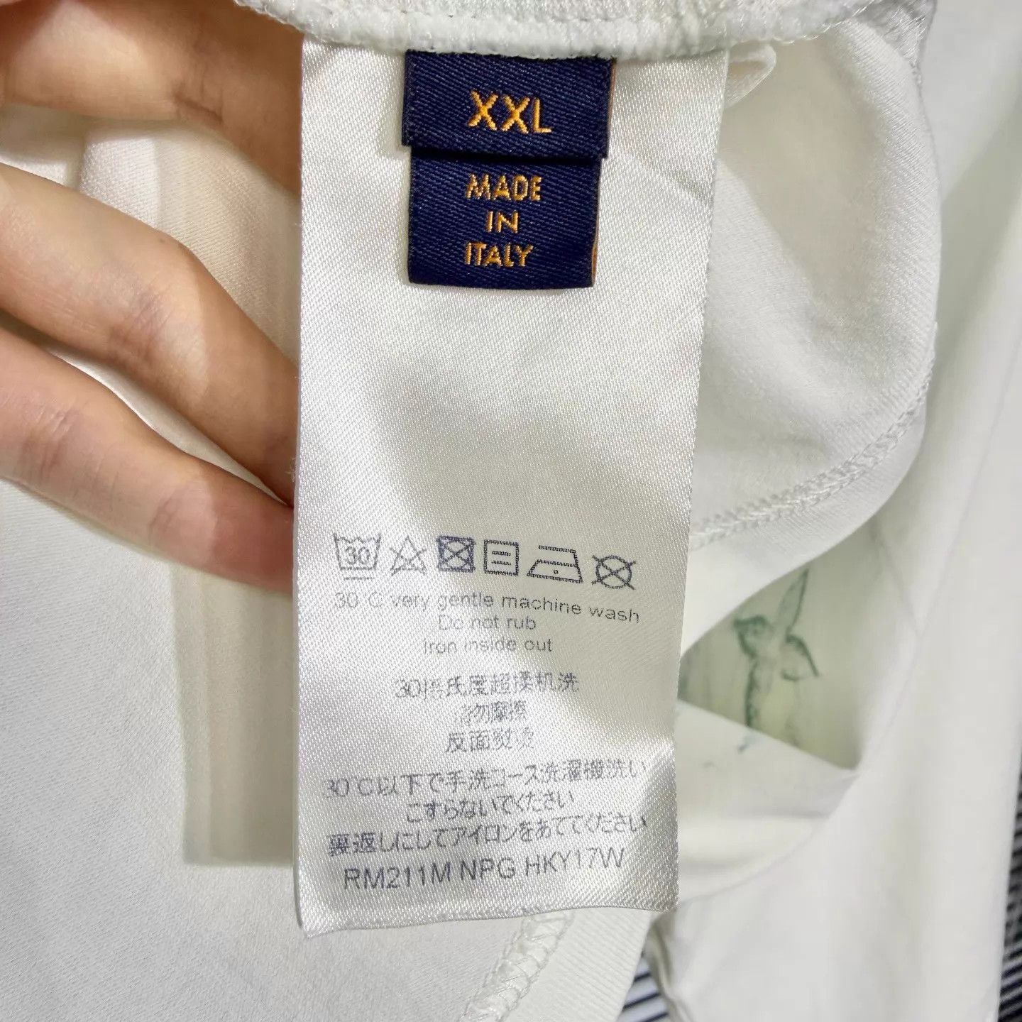 Louis Vuitton LV White Monogram Crayon Graffiti Tee XXL 98New Size US XXL / EU 58 / 5 - 4 Thumbnail
