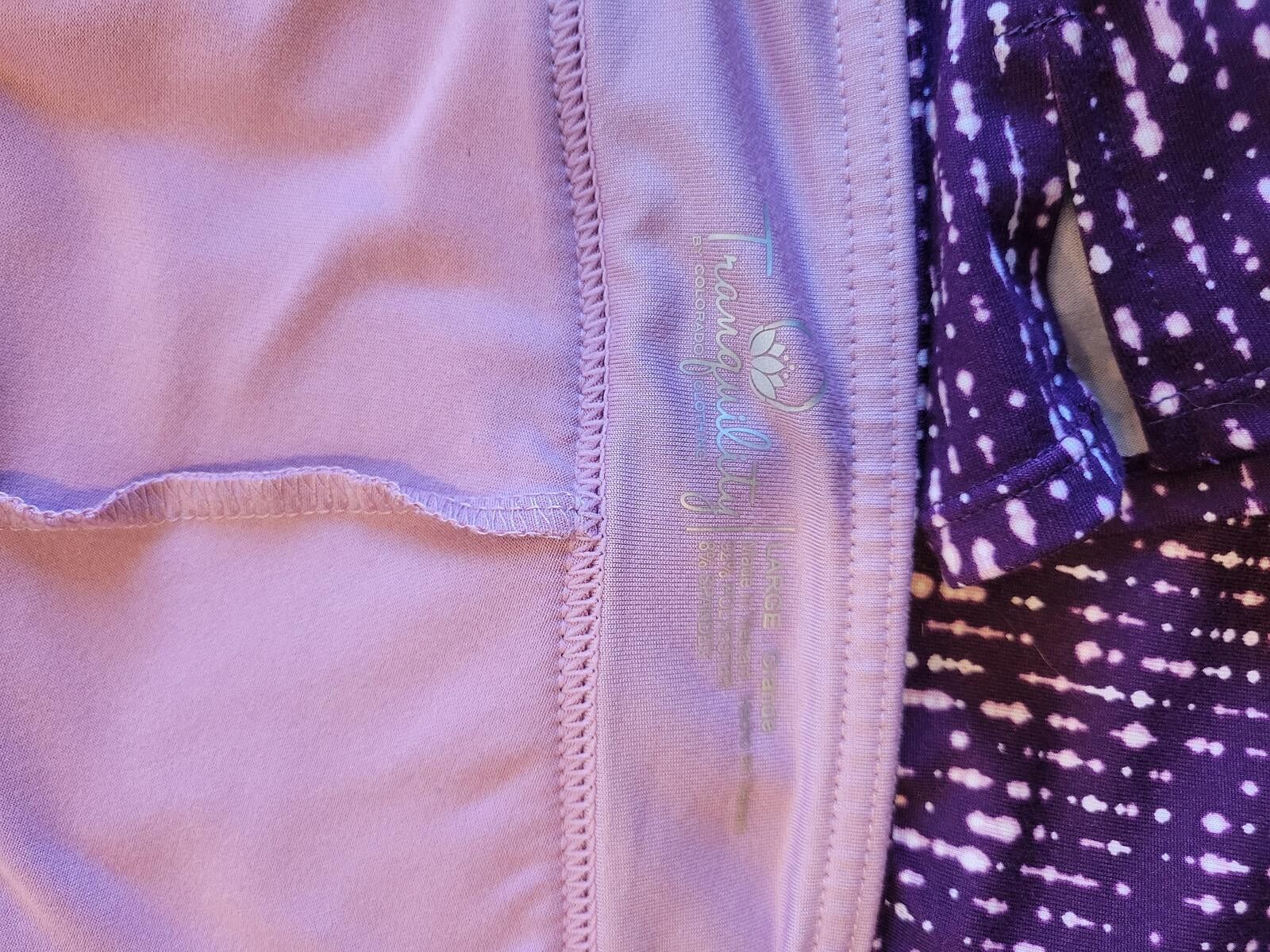 Other Tranquility Skorts Purple and Lavender Patterned Athletic Size 36" / US 14 / IT 50 - 5 Thumbnail