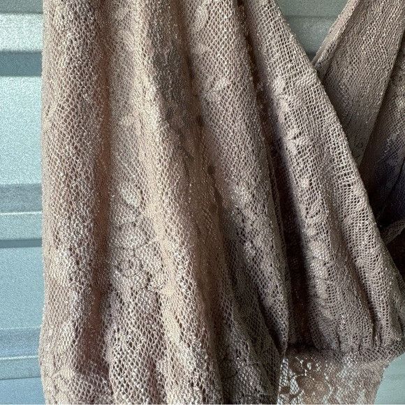 Free People NWT Free People Lace Bodysuit - Taupe Sz Small S Size S / US 4 / IT 40 - 5 Thumbnail