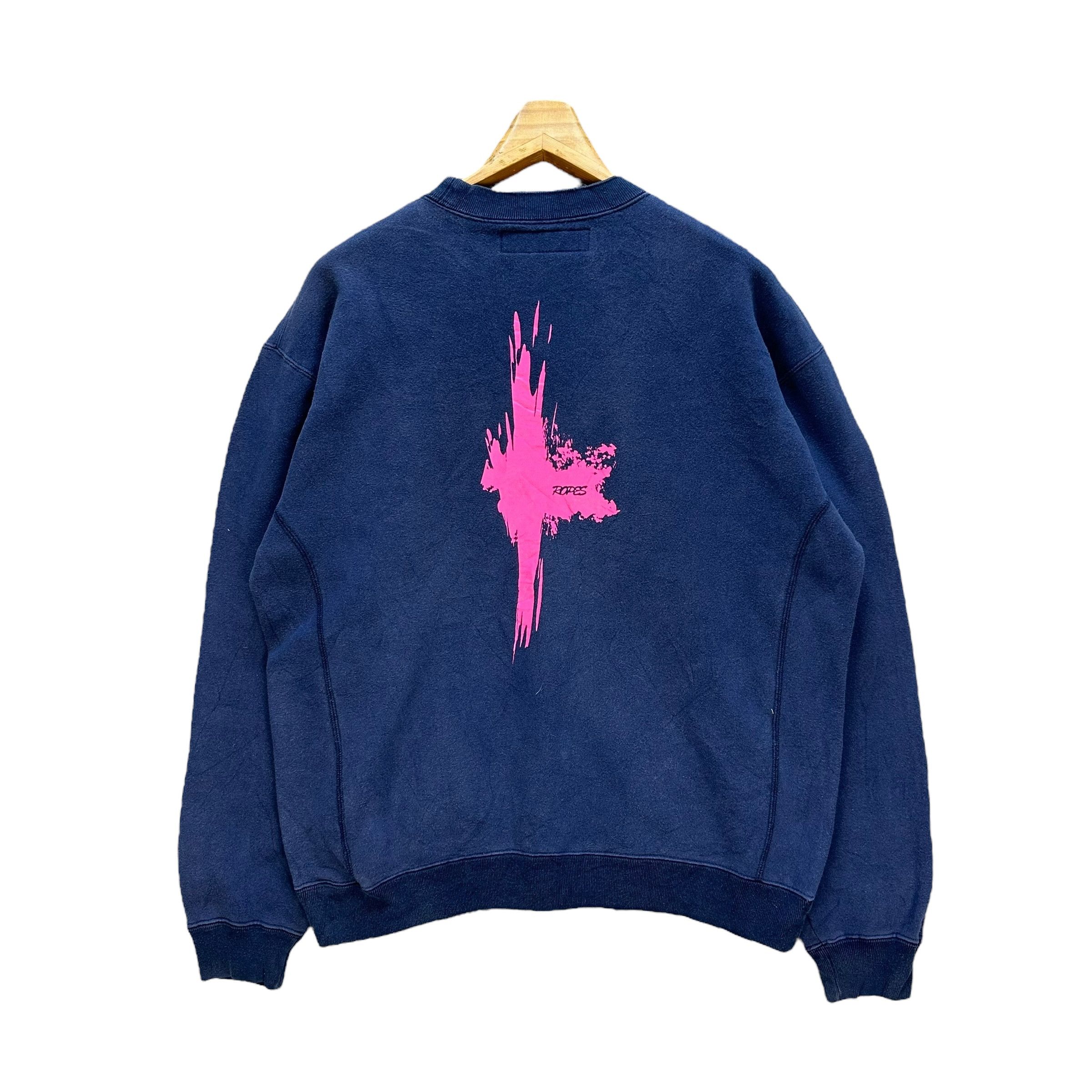 Japanese Brand EFFECT SYSTEM ROPES Electro Crewneck Sweatshirt #A5-0132 Size US L / EU 52-54 / 3 - 10 Thumbnail