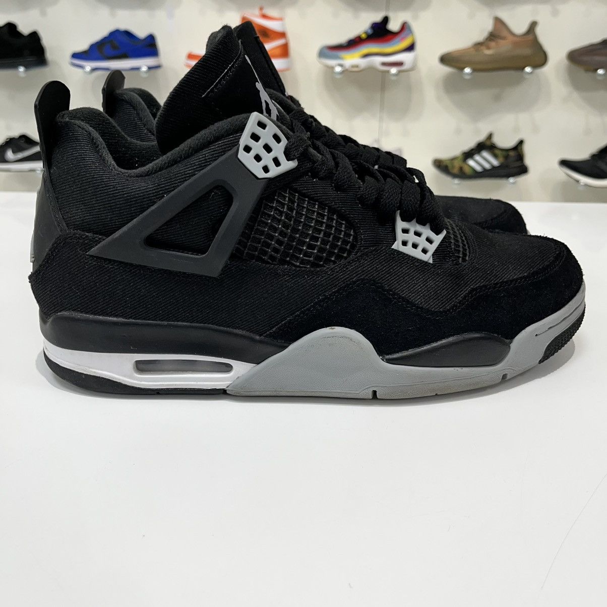 Nike Air Jordan 4 Retro SE Black Canvas Size US 10.5 / EU 43-44 - 6 Thumbnail