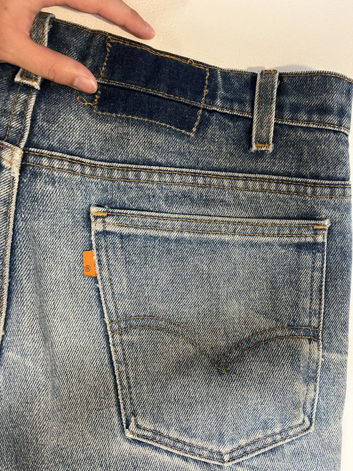 Levi's × Vintage Vintage 80s Orange Tab Levi’s Released ahem Size US 34 / EU 50 - 6 Thumbnail