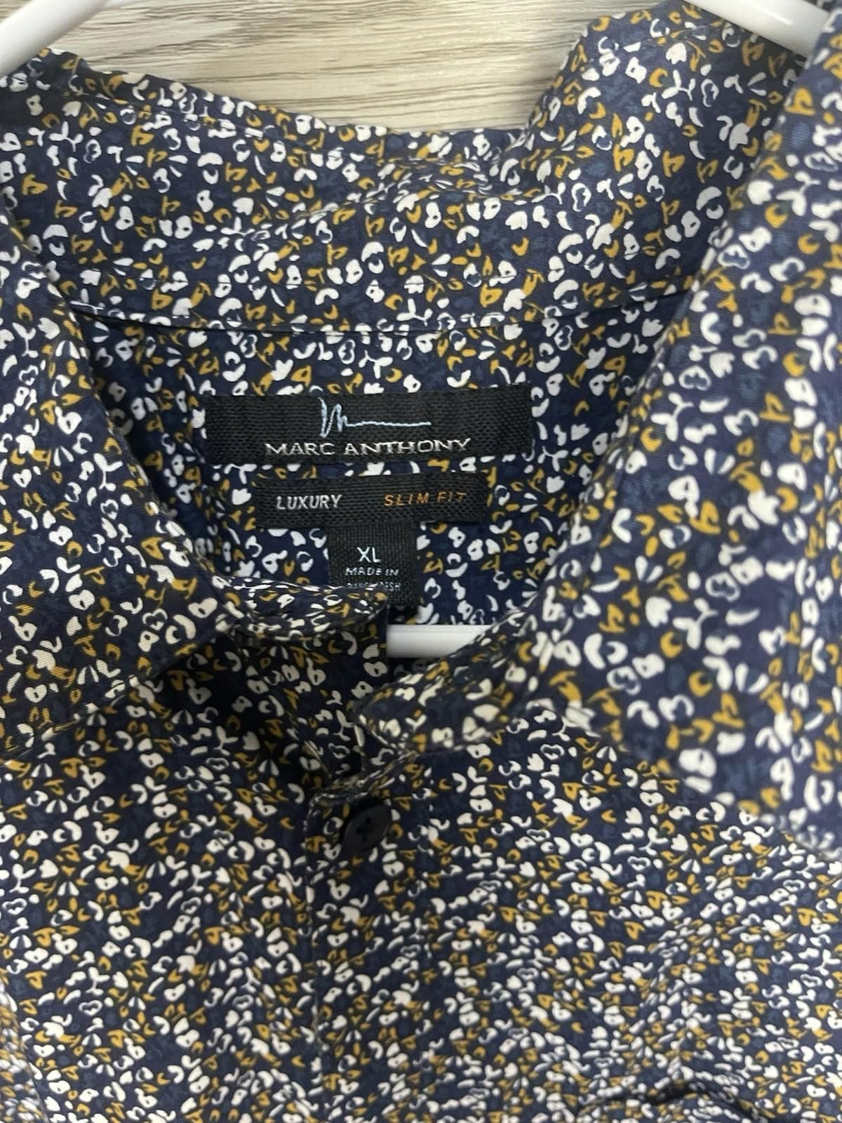 Marc Anthony Marc Anthony Shirt Men's Stretch Slim Fit XL Size US XL / EU 56 / 4 - 3 Thumbnail