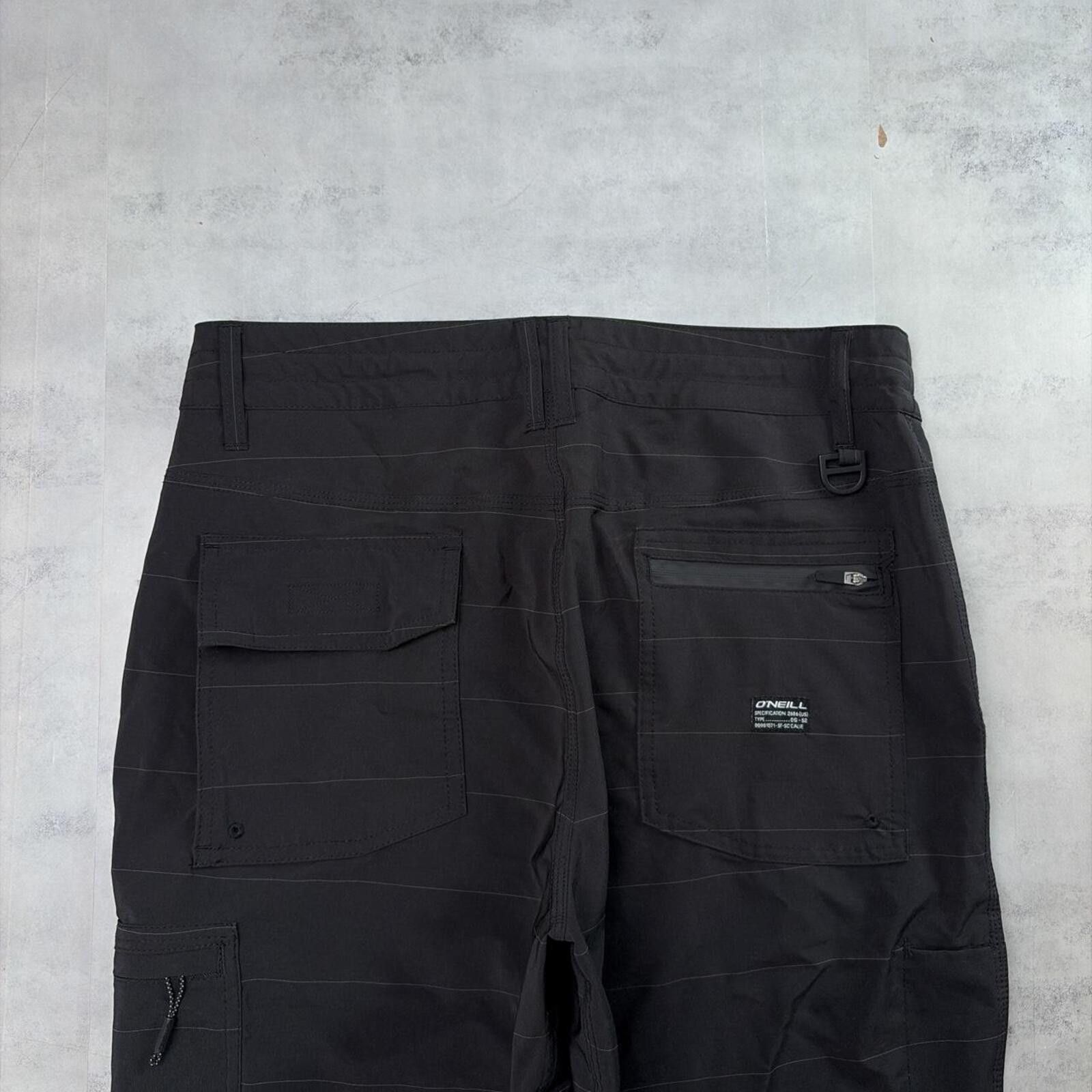 O'Neill Y2K Black O’Neill Surf Grunge Baggy Board Shorts Size US 30 / EU 46 - 3 Thumbnail