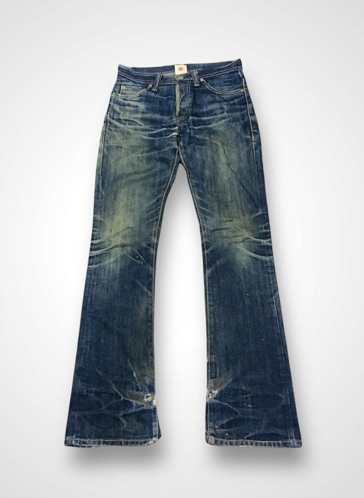 If Six Was Nine Somet Distressed Flare Jeans (15) Size 28" / US 6 / IT 42 - 1 Thumbnail