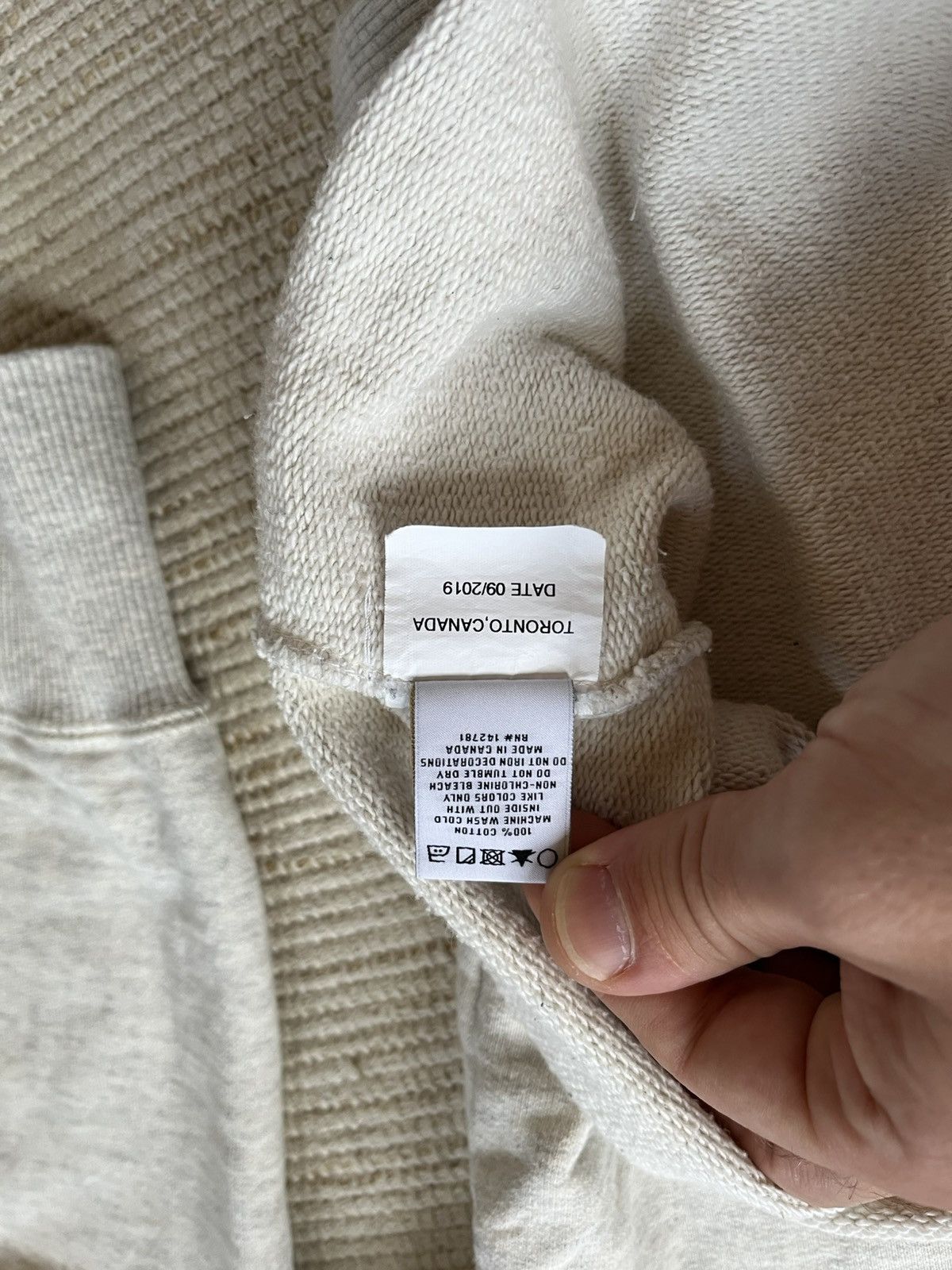 Aime Leon Dore Cream heather ALD uniform sweatshirt (old design) Size US S / EU 44-46 / 1 - 6 Thumbnail