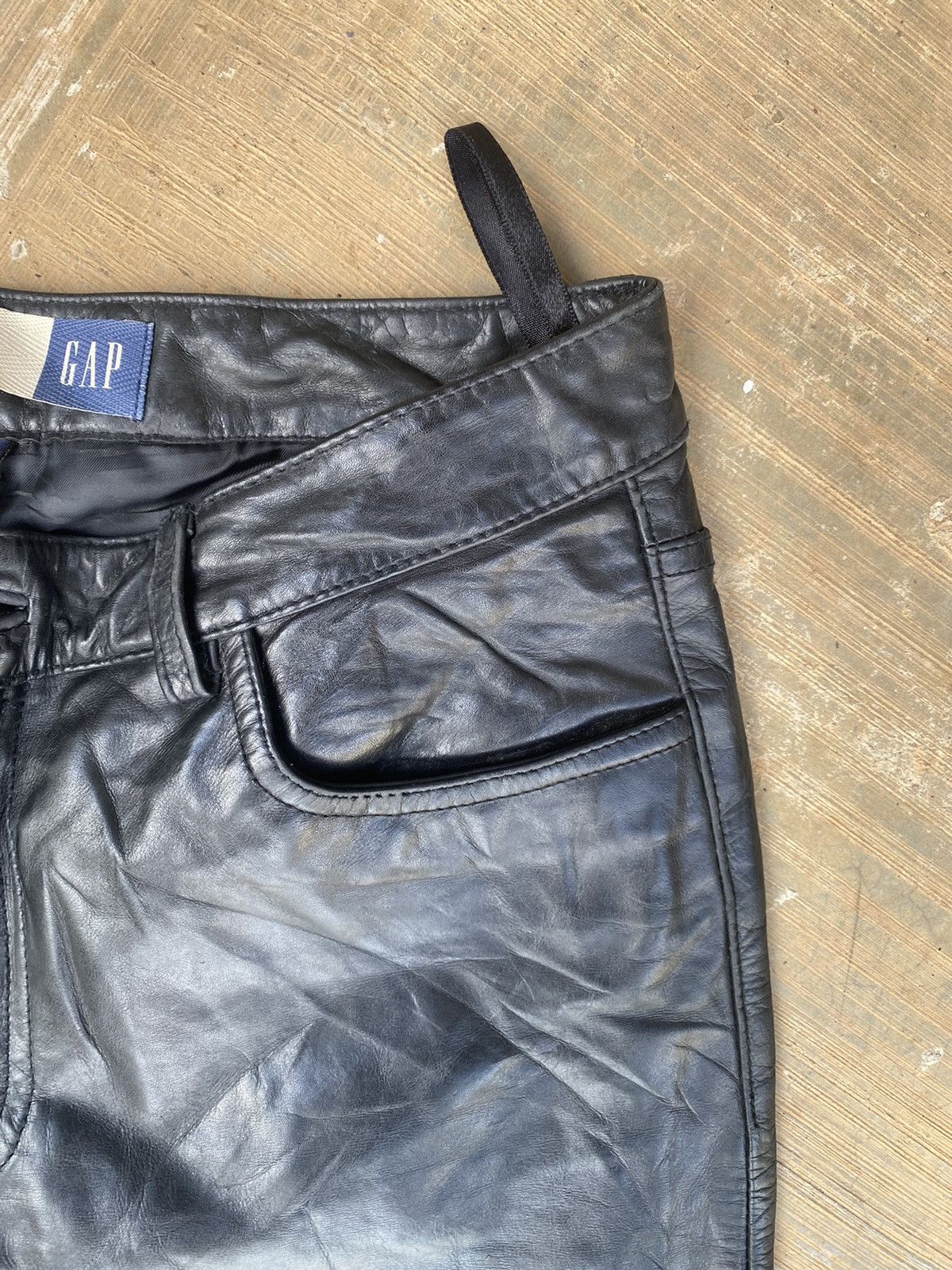 Genuine Leather Gap bootcut leather pants Size US 28 / EU 44 - 4 Thumbnail
