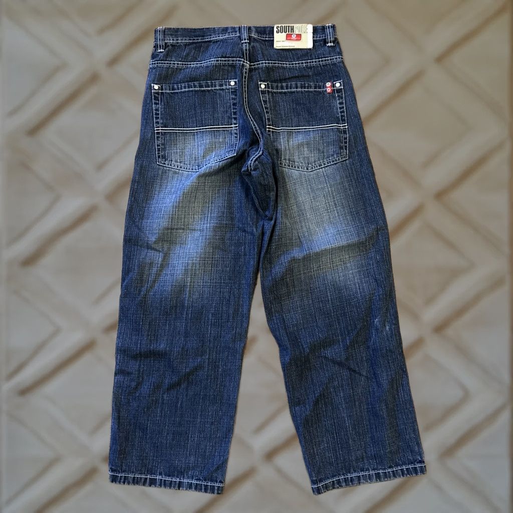 JNCO × Southpole × Vintage Southpole Faded Y2K Baggy Jeans Wide