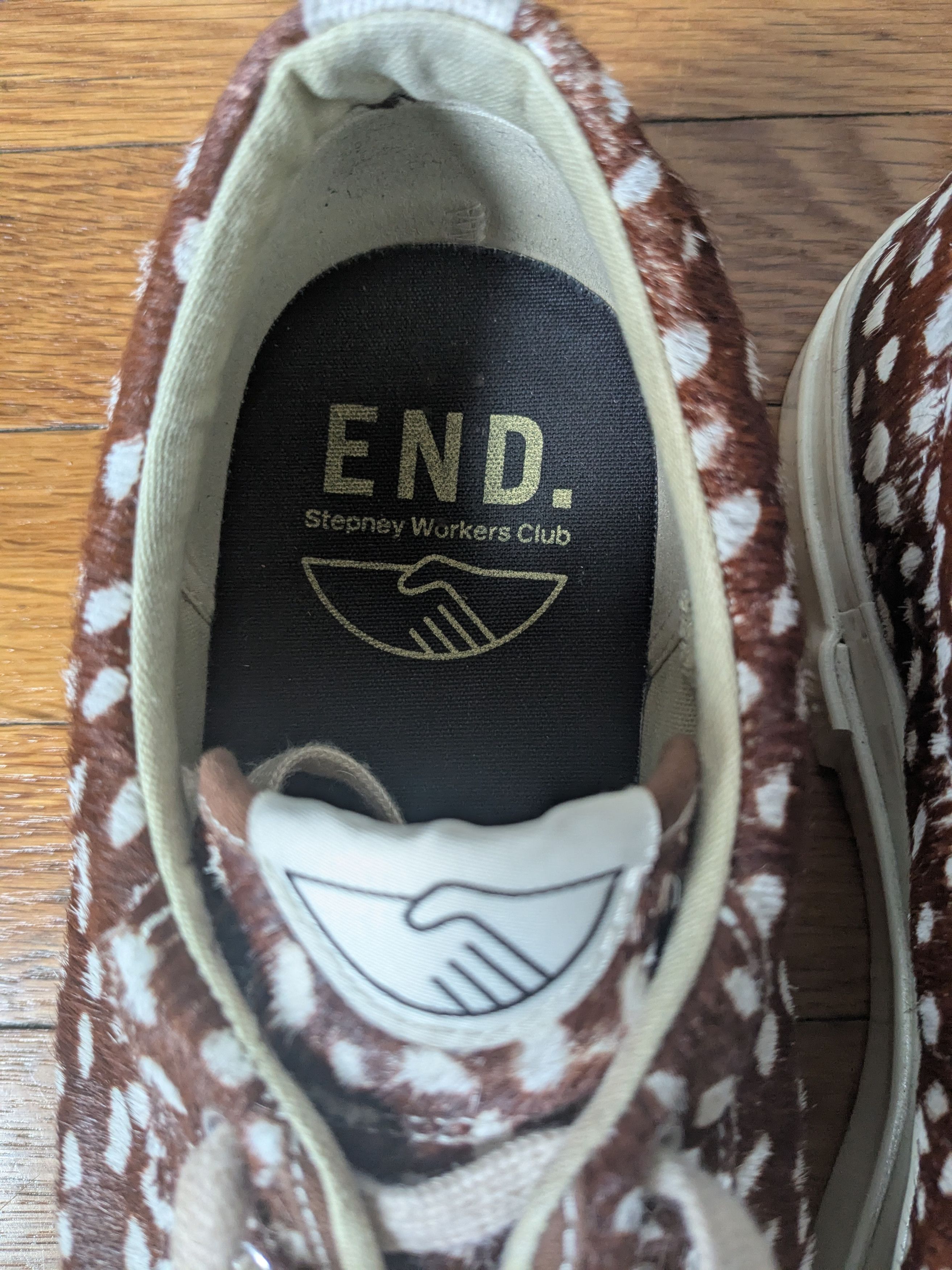 Stepney Workers Club END collaboration ponyhair sneakers Size US 12 / EU 45 - 5 Thumbnail