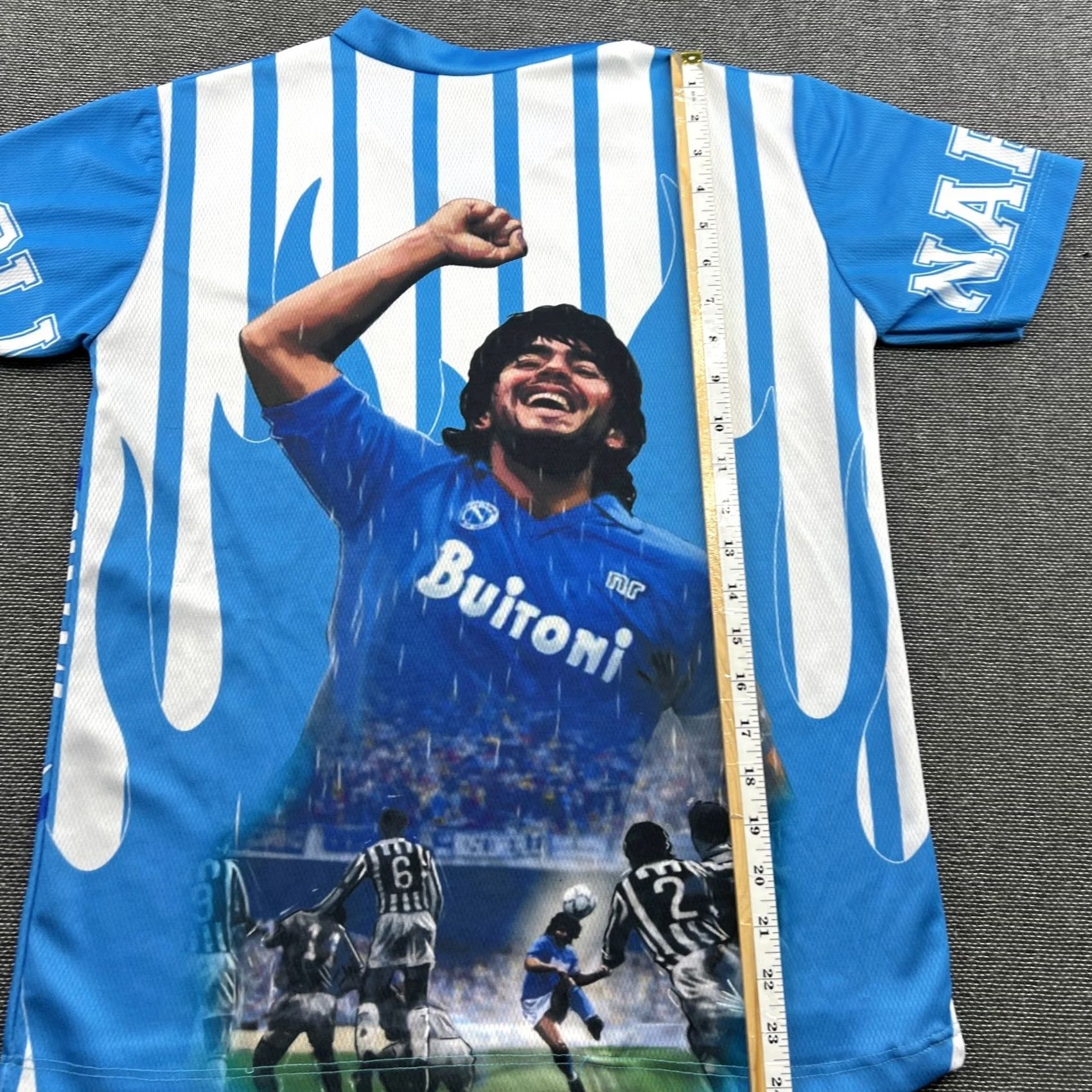 Gloverall VINTAGE Diego Maradona Napoli Football Shirt Jersey Men Small All Over Print Size US S / EU 44-46 / 1 - 7 Thumbnail