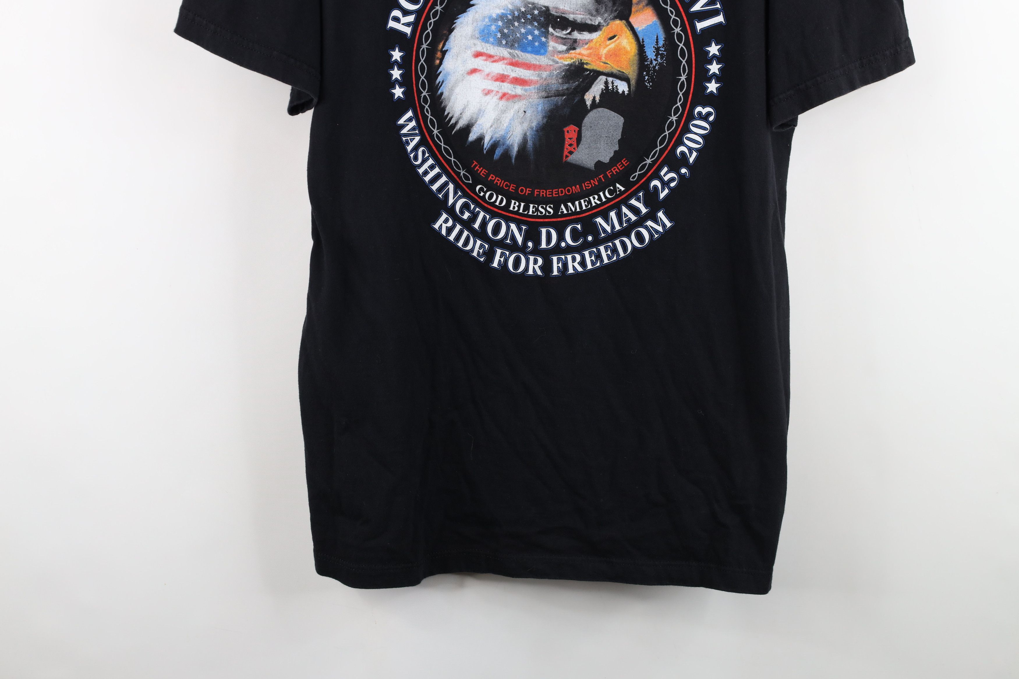Harley Davidson Vintage Y2K 2003 Harley Davidson Thunder Eagle T-Shirt USA Size US XL / EU 56 / 4 - 3 Thumbnail
