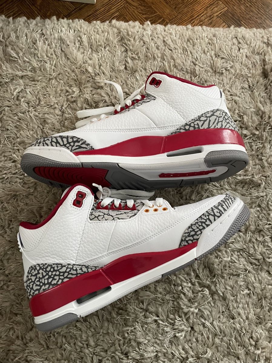 Jordan Brand Jordan 3 Cardinal Size US 8.5 / EU 41-42 - 3 Thumbnail