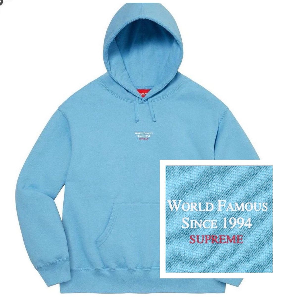 Supreme World Famous Micro Hooded Sweatshirt