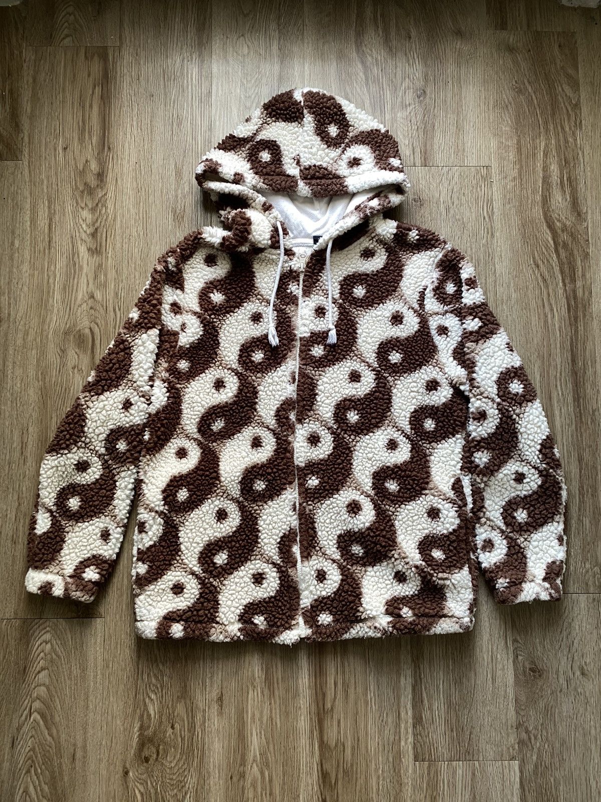 Pacsun Pacsun Fleece Yin Yang Zip Up Hoodie Size US S / EU 44-46 / 1 - 1 Thumbnail
