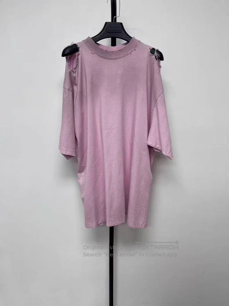 Balenciaga Balenciaga Letter Logo Embroidered Straight Short Sleeve S Size M / US 6-8 / IT 42-44 - 2 Thumbnail