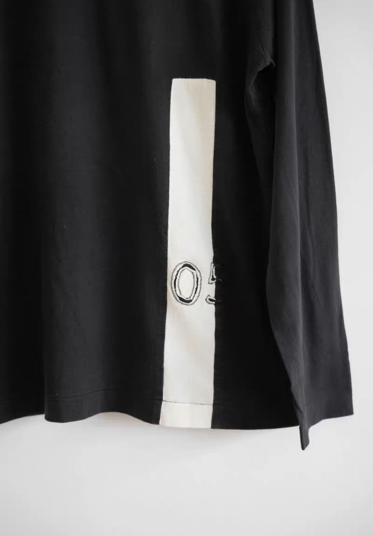 Yohji Yamamoto Yohji Yamamoto 03SS Number Patch Long Sleeve T-shirt K4 Size US L / EU 52-54 / 3 - 4 Thumbnail