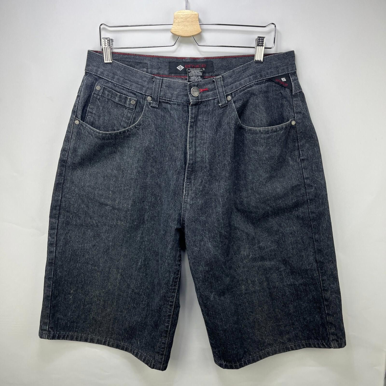 Enyce Vintage Y2K ENYCE Sean John Jorts Denim Shorts 36 Baggy Size US 36 / EU 52 - 6 Thumbnail