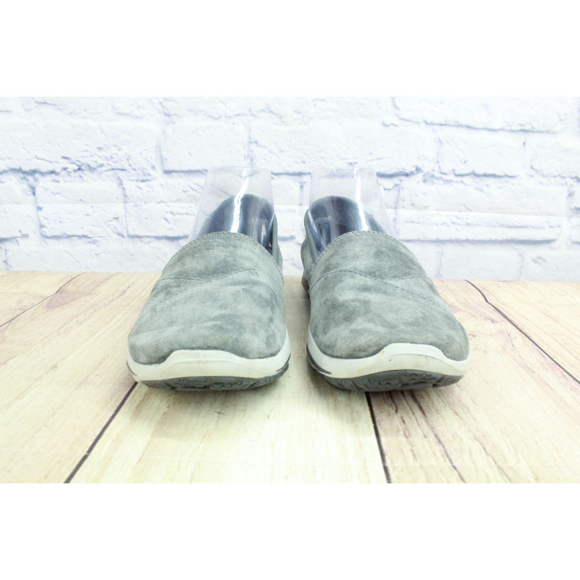 L.L. Bean LL Bean Women’s Gray Stretch Nubuck Back Cove Slip-Ons Size US 8 / IT 38 - 5 Thumbnail